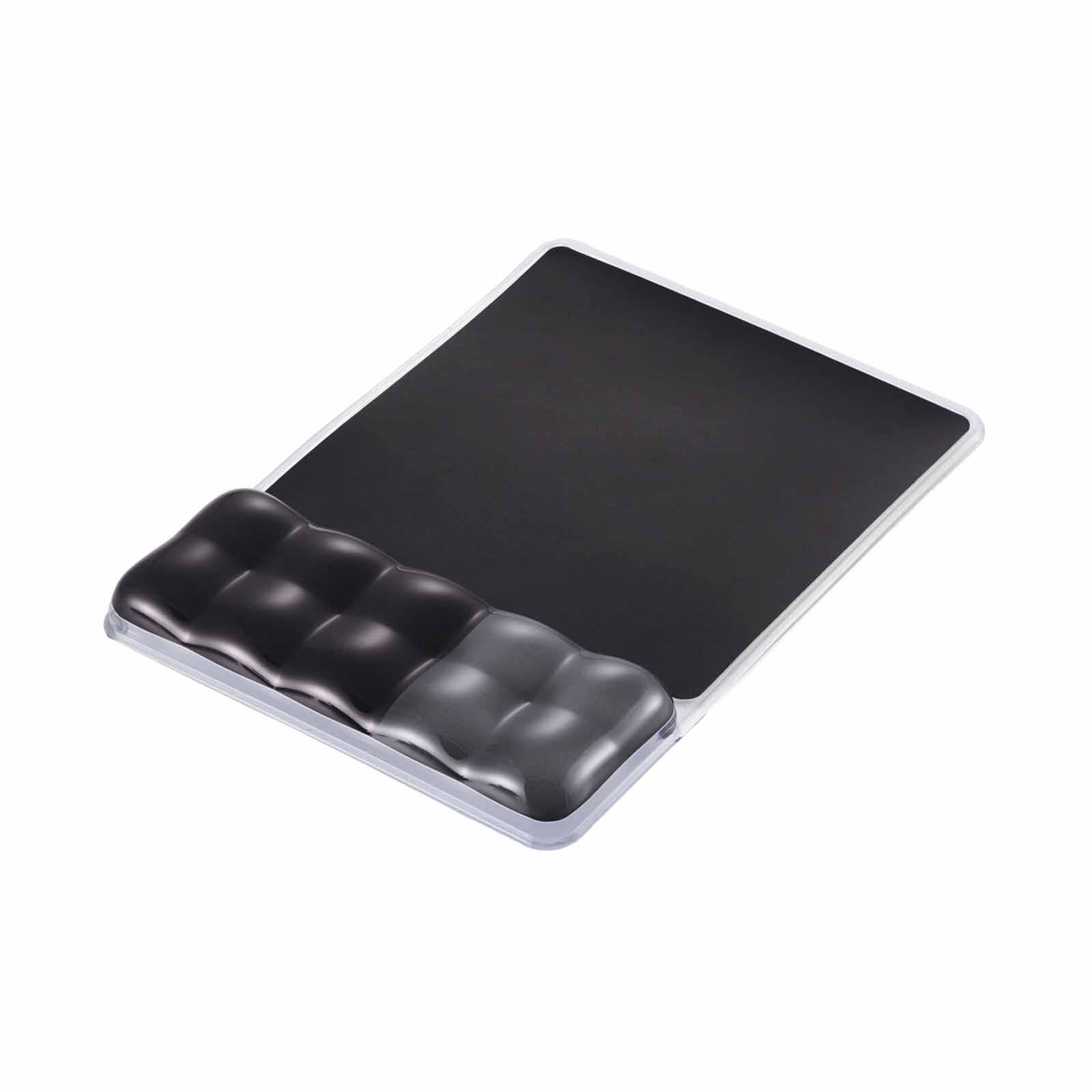 ELECOM Clear Gel Wrist Rest Mousepad Black MP-BPGLBK-image 2
