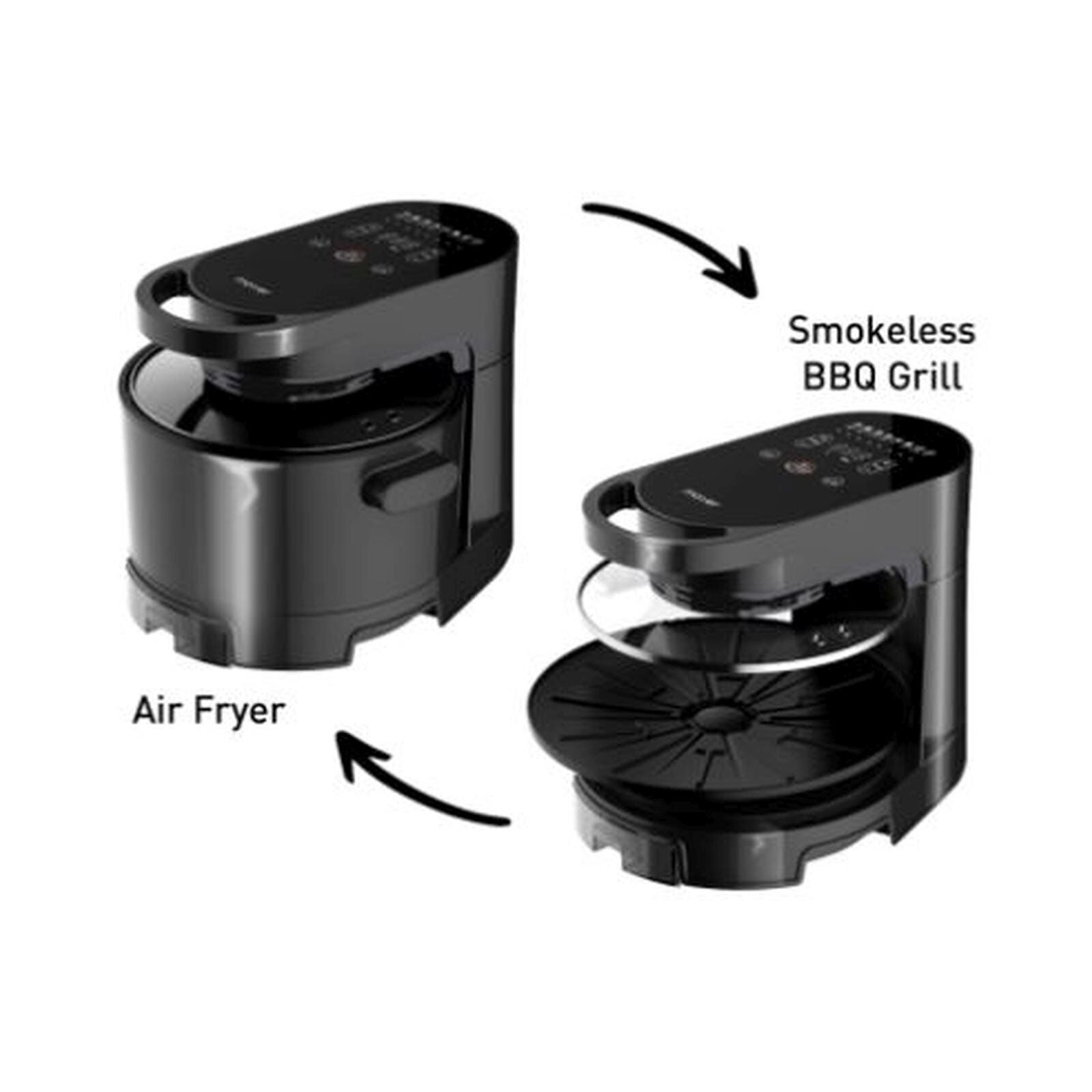 MAYER 2-in-1 Air Fryer & Smokeless Bbq Grill MMAFG58-image null