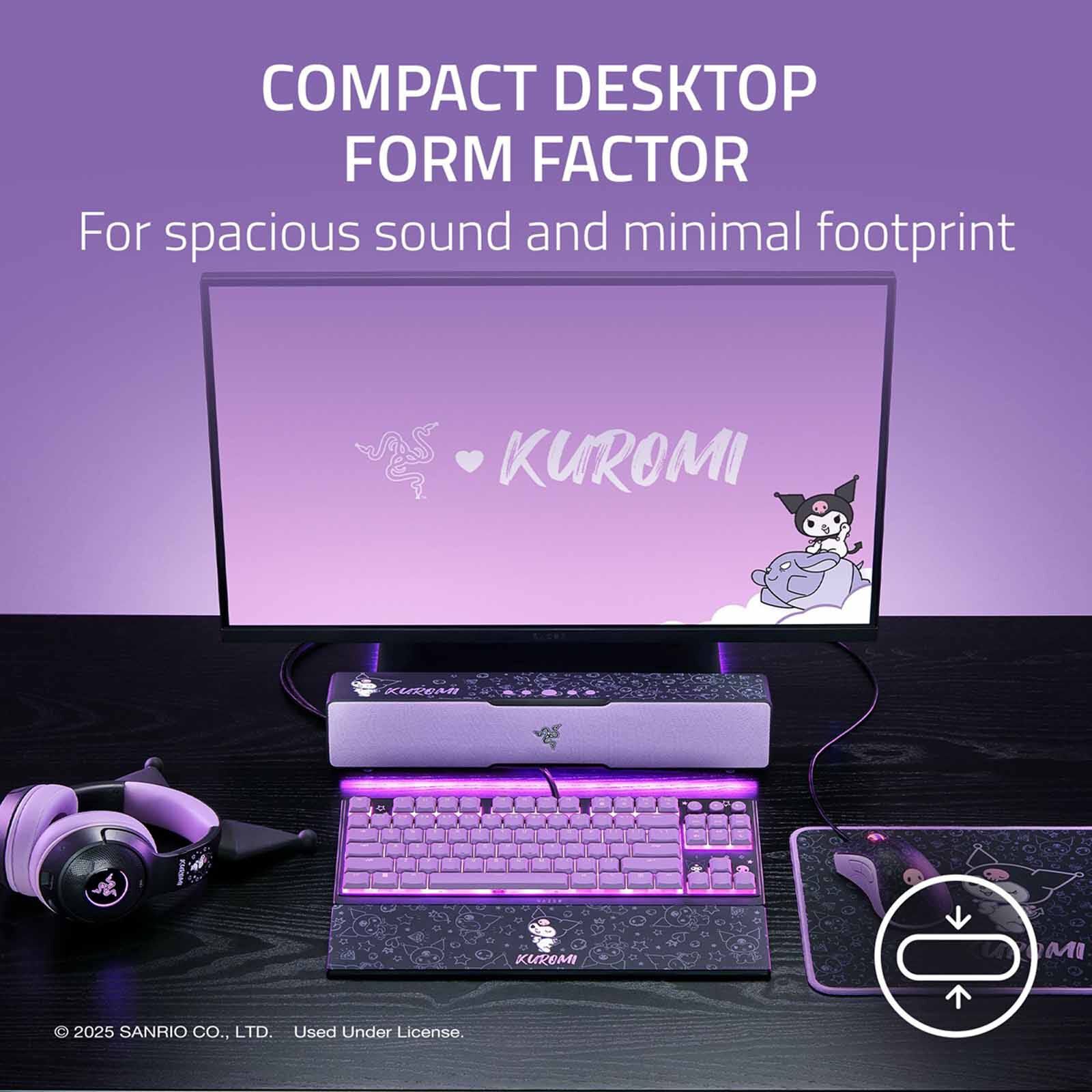 RAZER Leviathan V2 X - Pc Gaming Soundbar - Kuromi Edition - Frml Packaging RZ05-04280300-R3M1-image 5