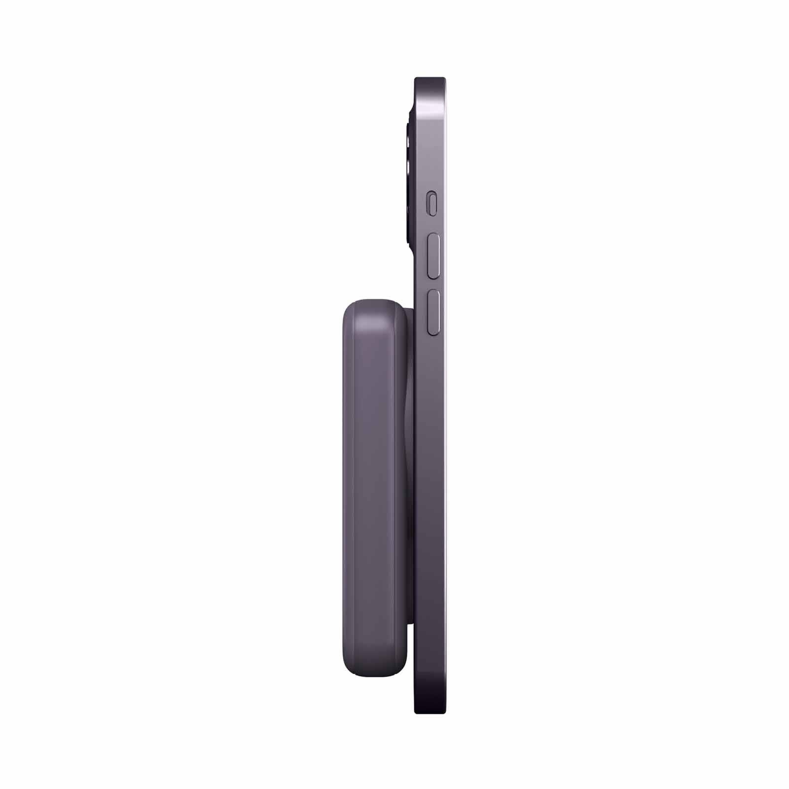 ENERGEA Magpac Mini 10000mah Ultra Slim Magsafe Compatible Powerbank With Built-in Video Stand - Purple MP-MINI-PUR-image 4