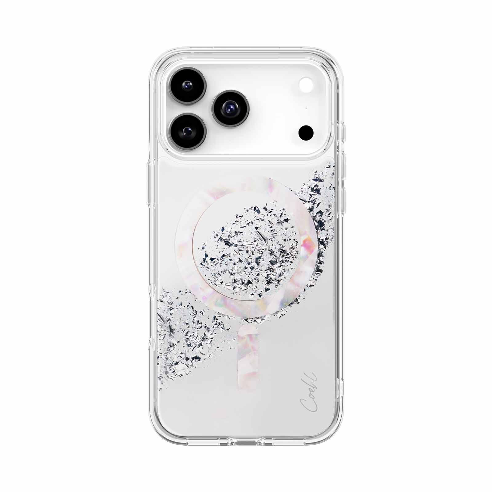 UNIQ Coehl Iphone 17 Pro Max (2025) 6.9 Magnetic Charging Crystelle - Sparkling Silver UNIQ-IP6.9P(2025)-CRYMSSIL-image 2