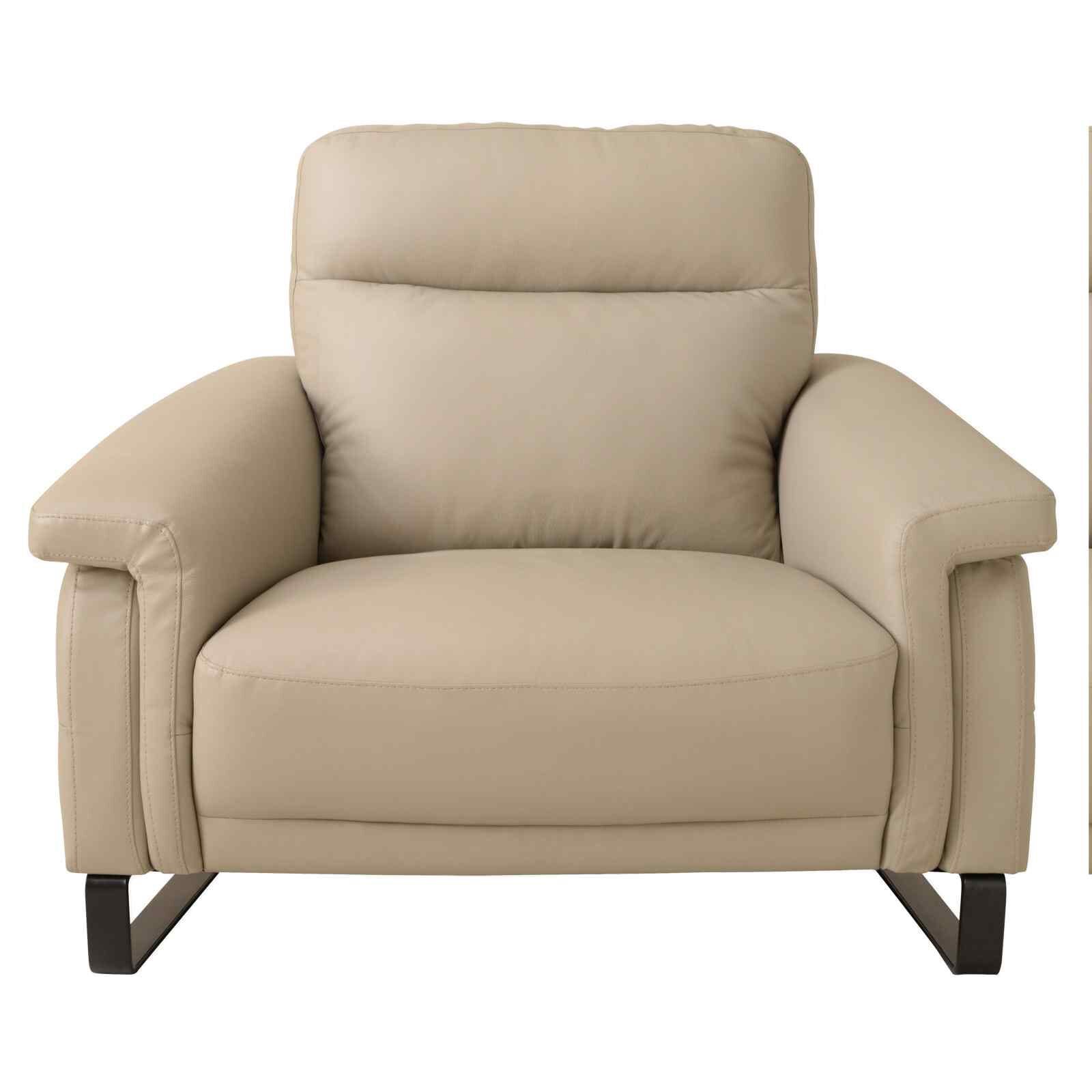LORENZO 1 Seater (fl) Lpp Mto Full Thick Leather Sofa STEPHANIE-image null