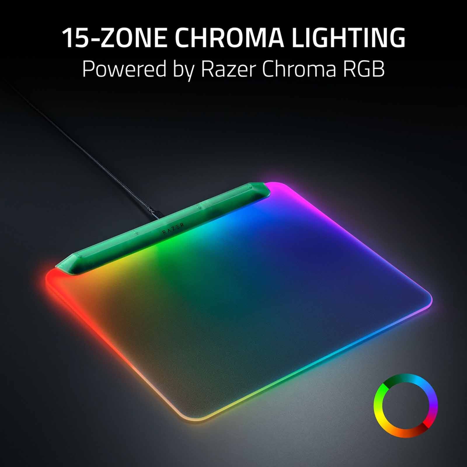 RAZER Firefly V2 Pro- Multi-zone Chroma Gaming Mouse Mat - Phantom Green Edition - Frml Packaging RZ02-04920300-R3M1-image 5