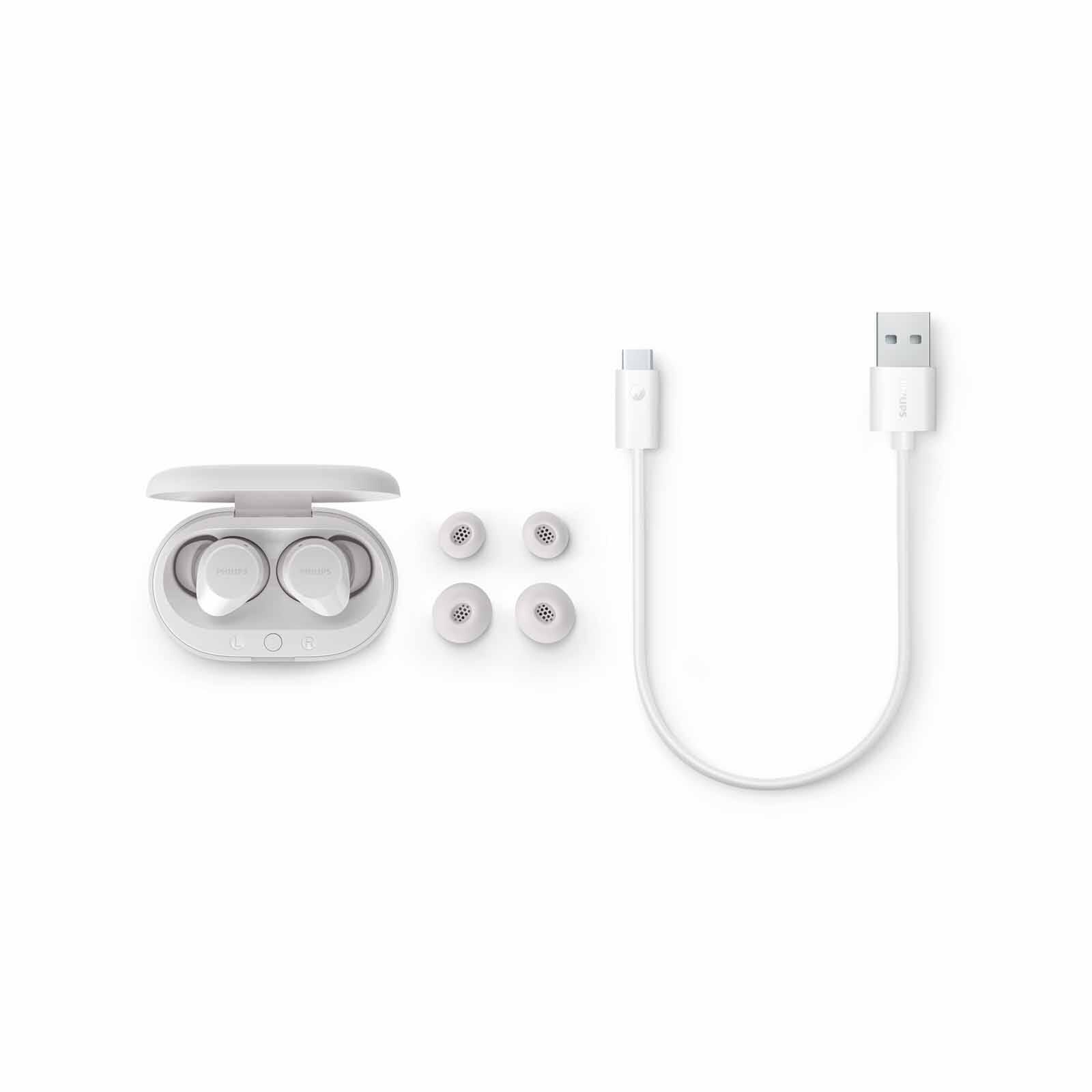 PHILIPS True Wireless In-ear Headphones White TAT1209WT/97-image 6