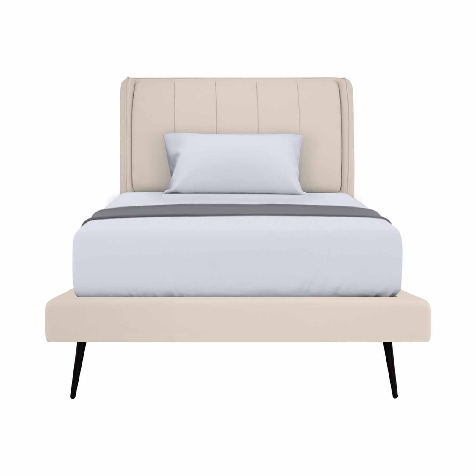 MAXCOIL Super Single Size Bed Frame CALLUM MEMORY FOAM HEADBOARD WITH DIVAN INCHES /8-image 1