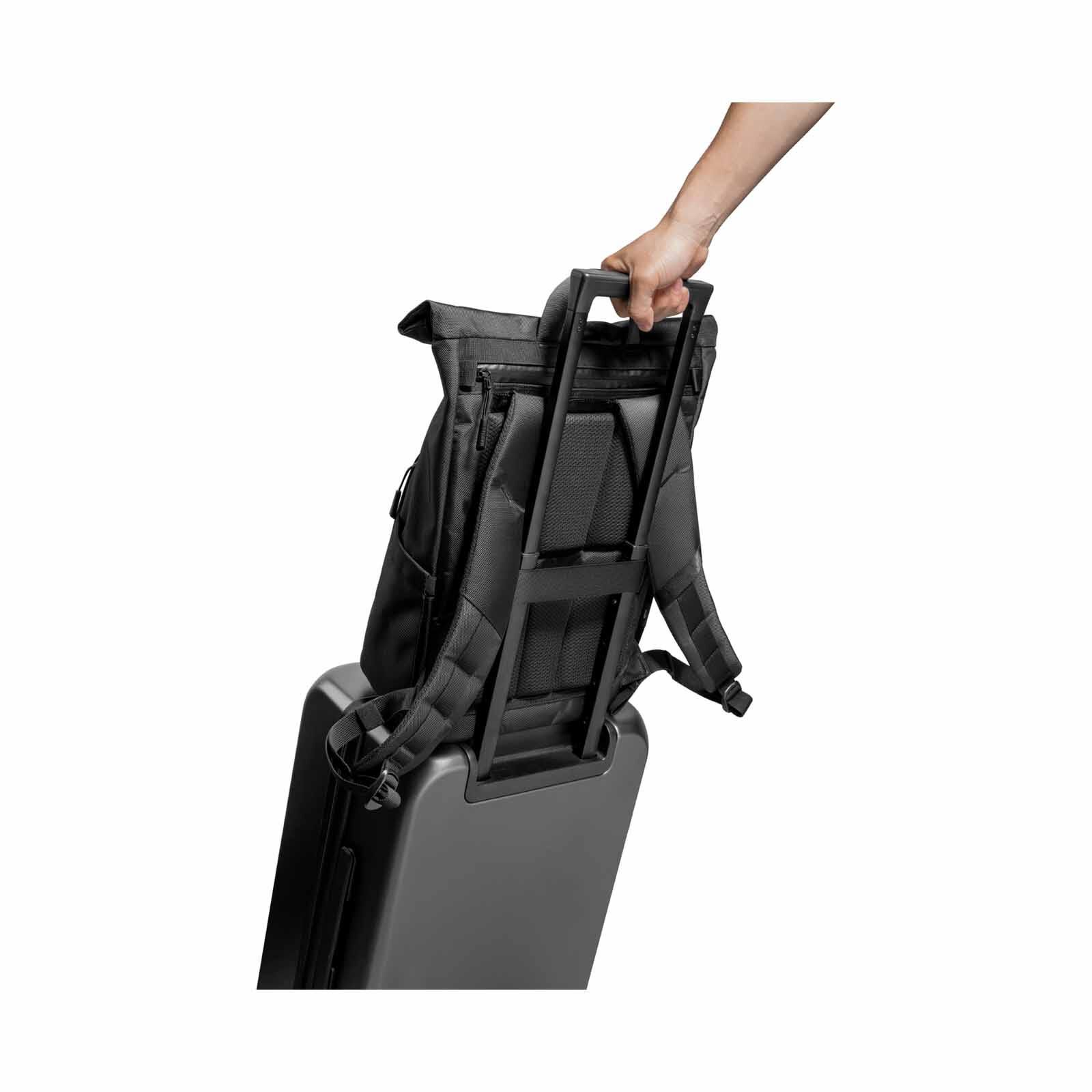 TOMTOC Navigator-t61 Rolltop Backpack - Black T61M1D1-image 11