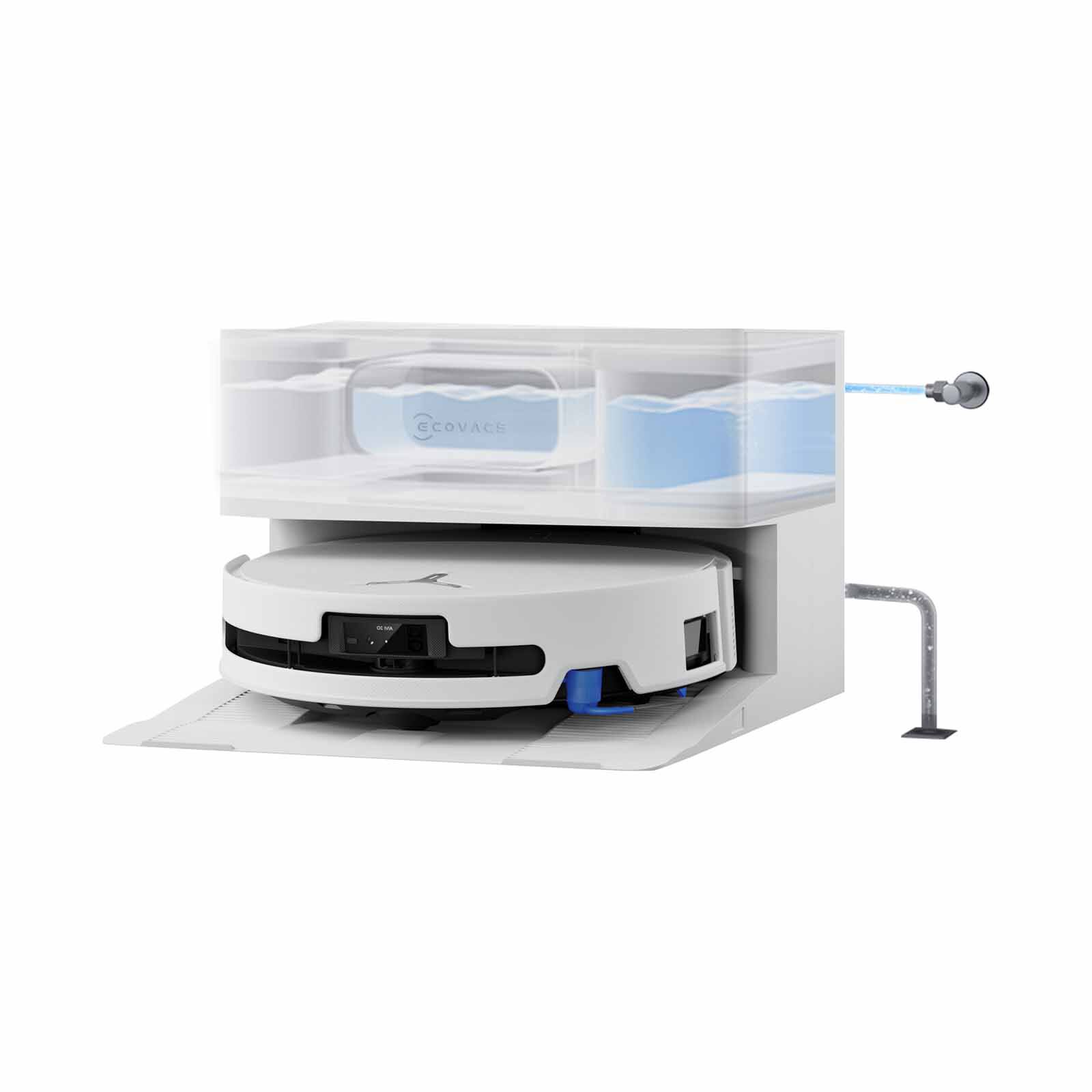 ECOVACS Deebot T90 Auto Robotic Vacuum Cleaner - White DEX95-AUTO-WHITE-image 2