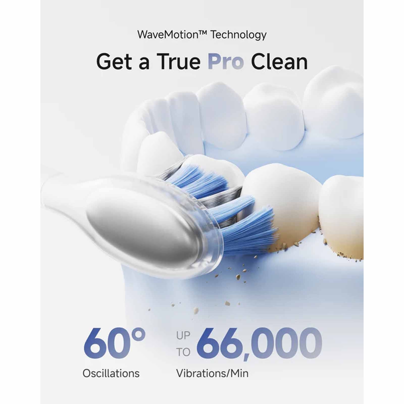 LAIFEN Wave Pro Electric Toothbrush -silver Aluminium WAVE PRO SILVER ALUMINIUM-image 8