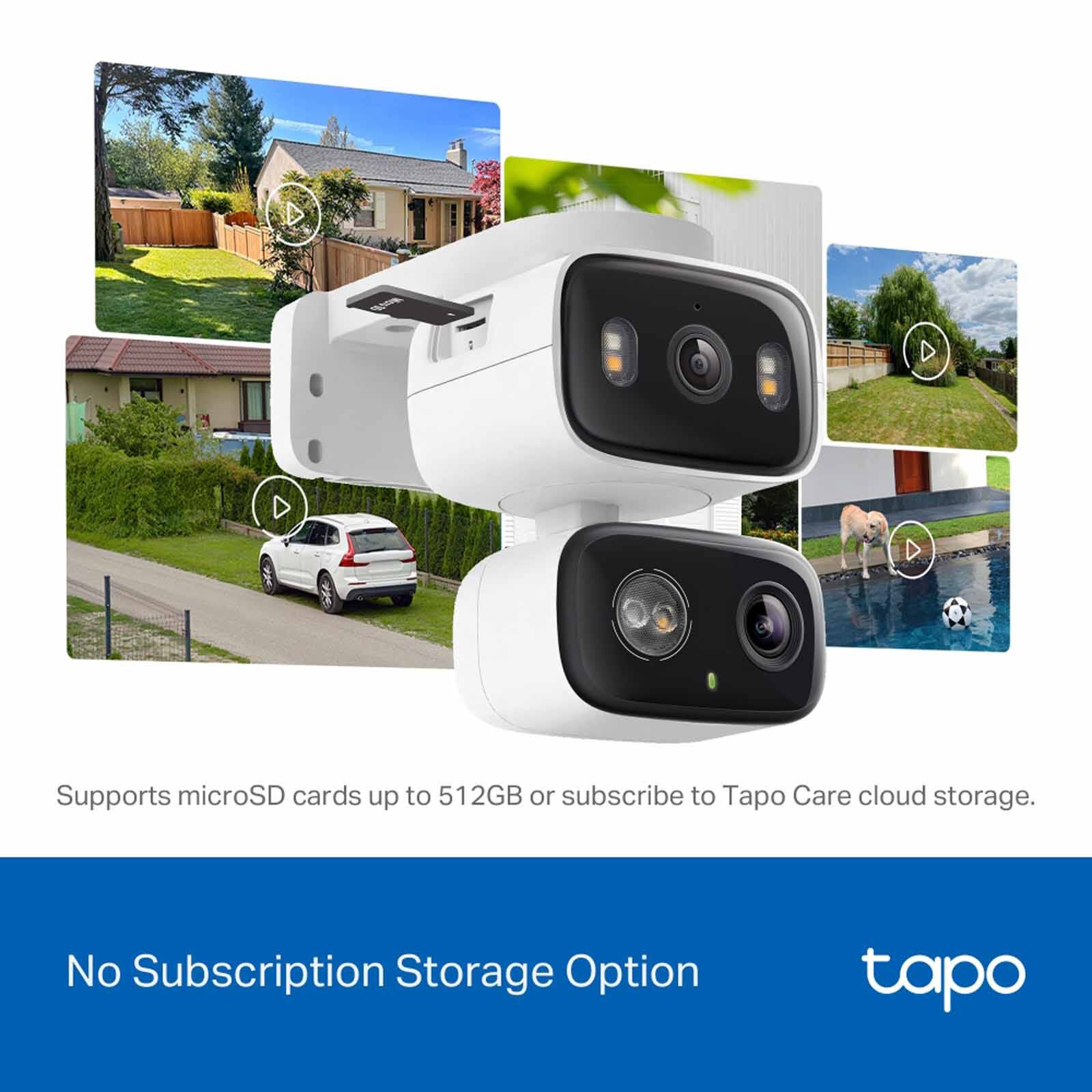 TP LINK Indoor/outdoor Dual Lens Pan/tilt Security Camera TAPO TC34-image 14
