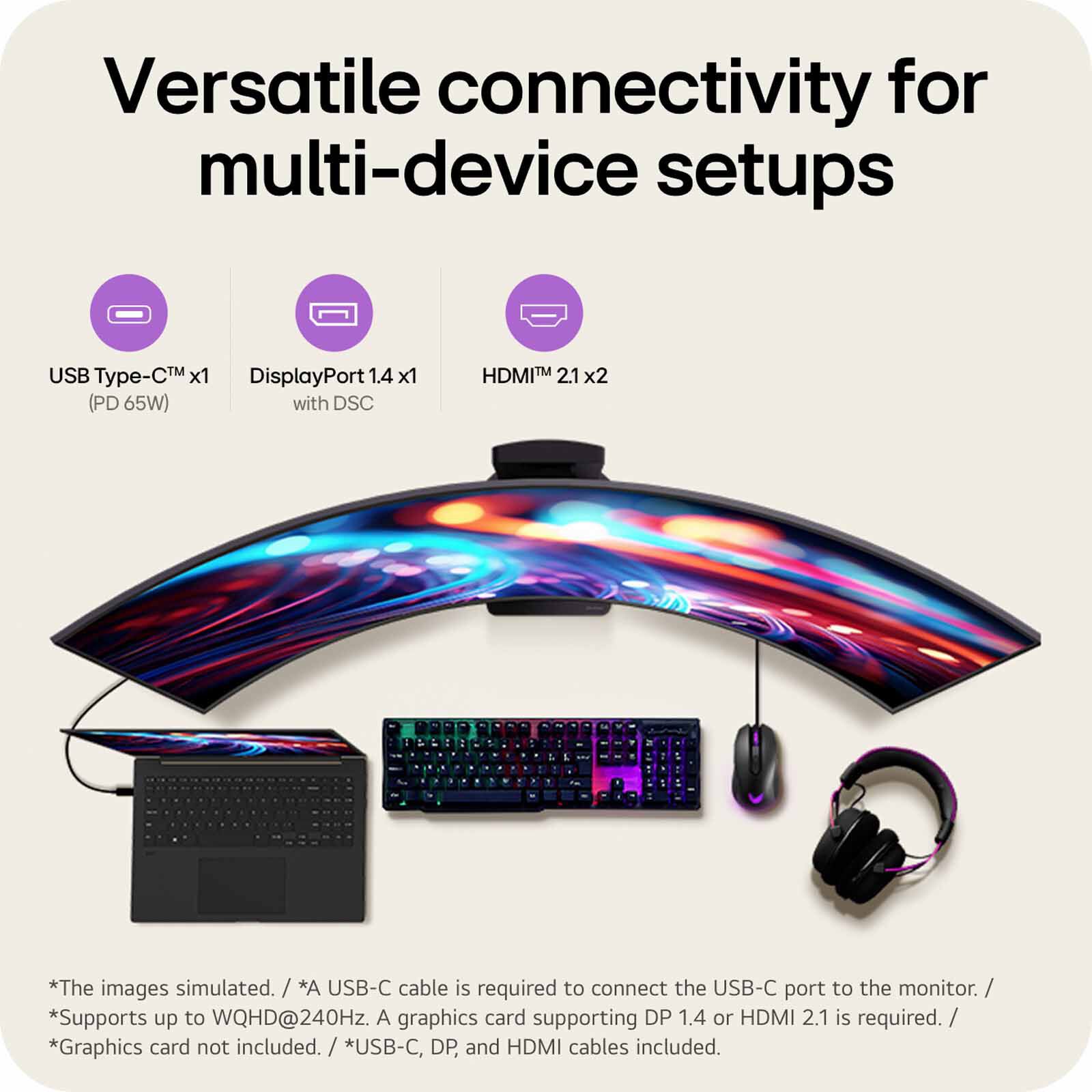 LG 44.5in Uwqhd Oled 240hz 0.03ms Smart Gaming Monitor 45GX90SB-B-image 13