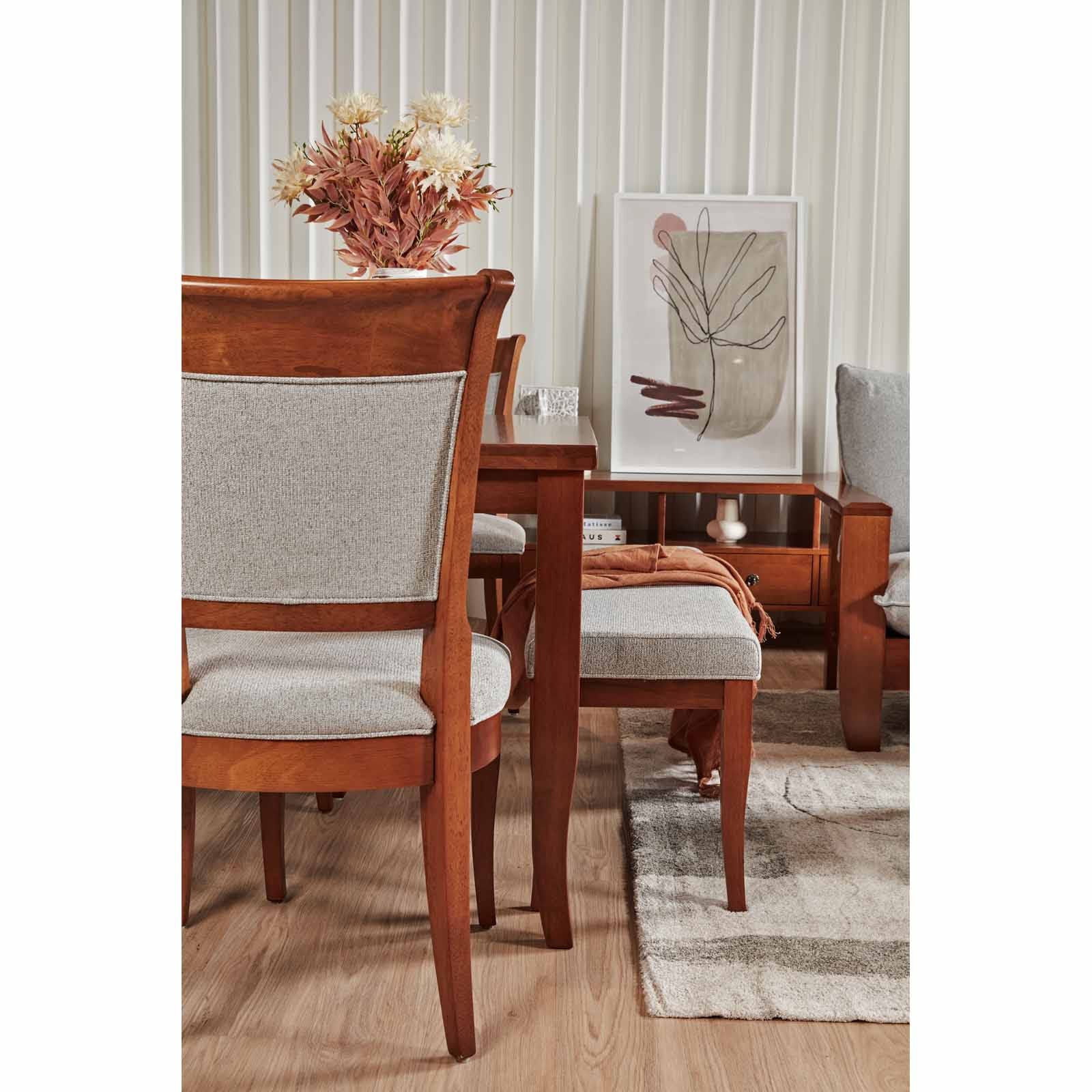 Dining Bench (silver) NEW KAMIYAH-image 3
