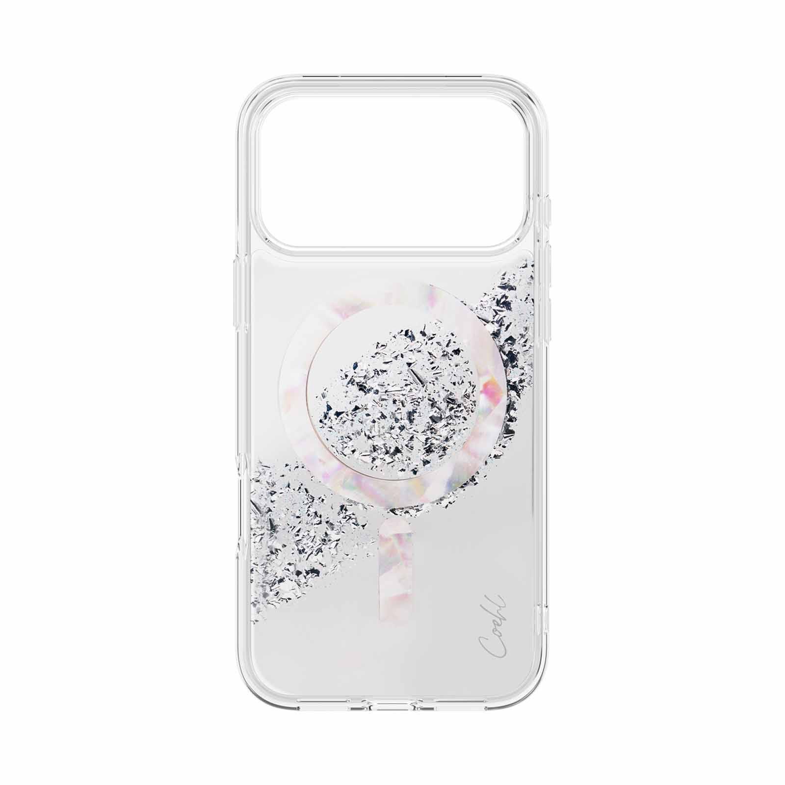 UNIQ Coehl Iphone 17 Pro Max (2025) 6.9 Magnetic Charging Crystelle - Sparkling Silver UNIQ-IP6.9P(2025)-CRYMSSIL-image 1