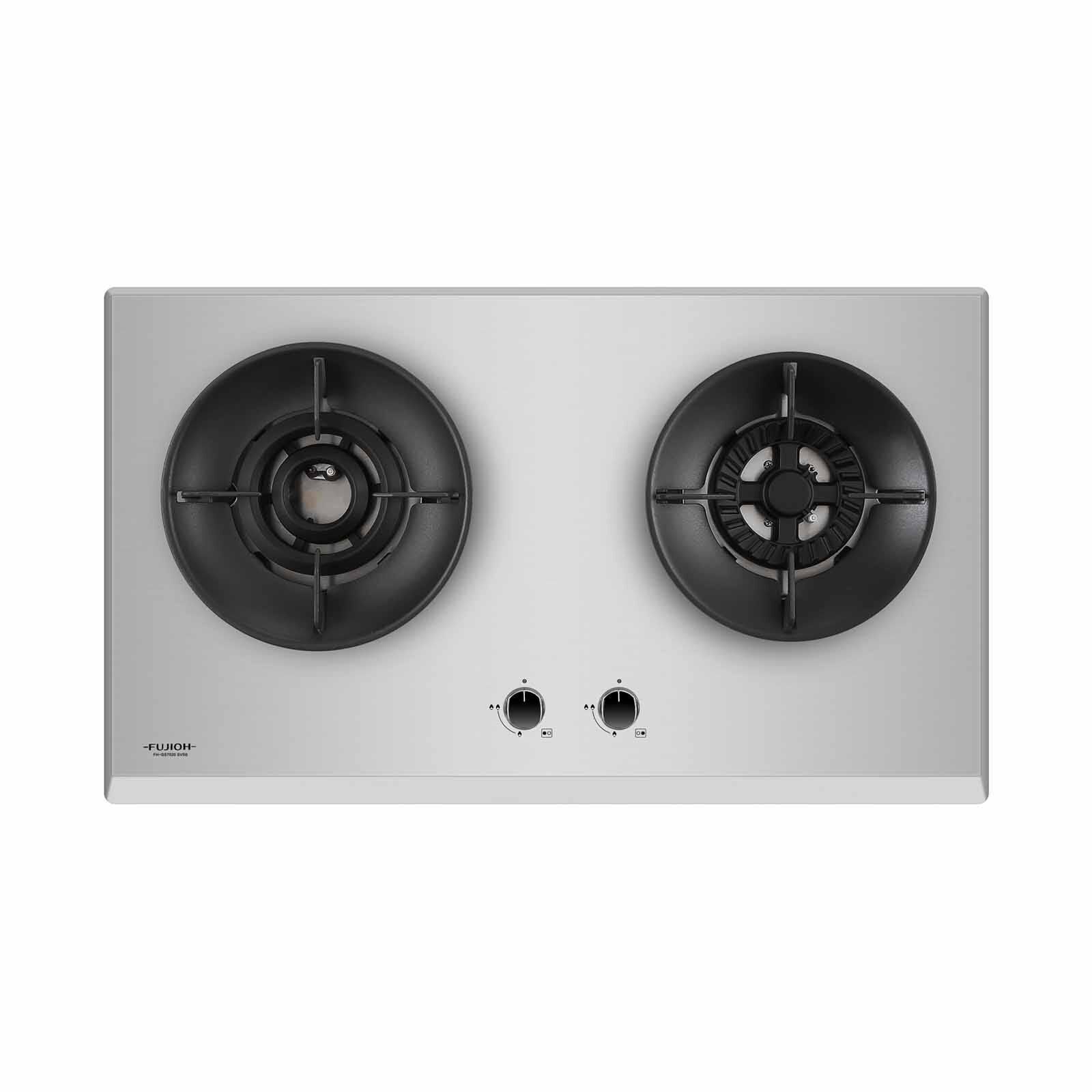 FUJIOH 78cm 2 Burners Gas Hob (lpg) - Stainless Steel (exclude Installation) FH-GS7020 SVSS LPG