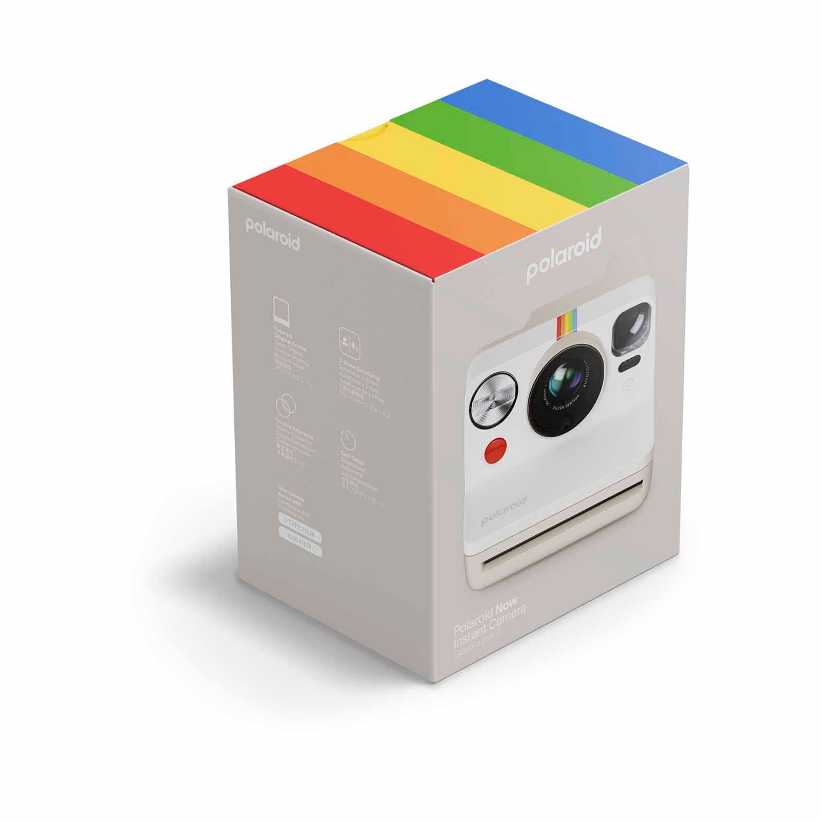 POLAROID Now Instant Camera Generation 3 - Pebble White 009155-image 3