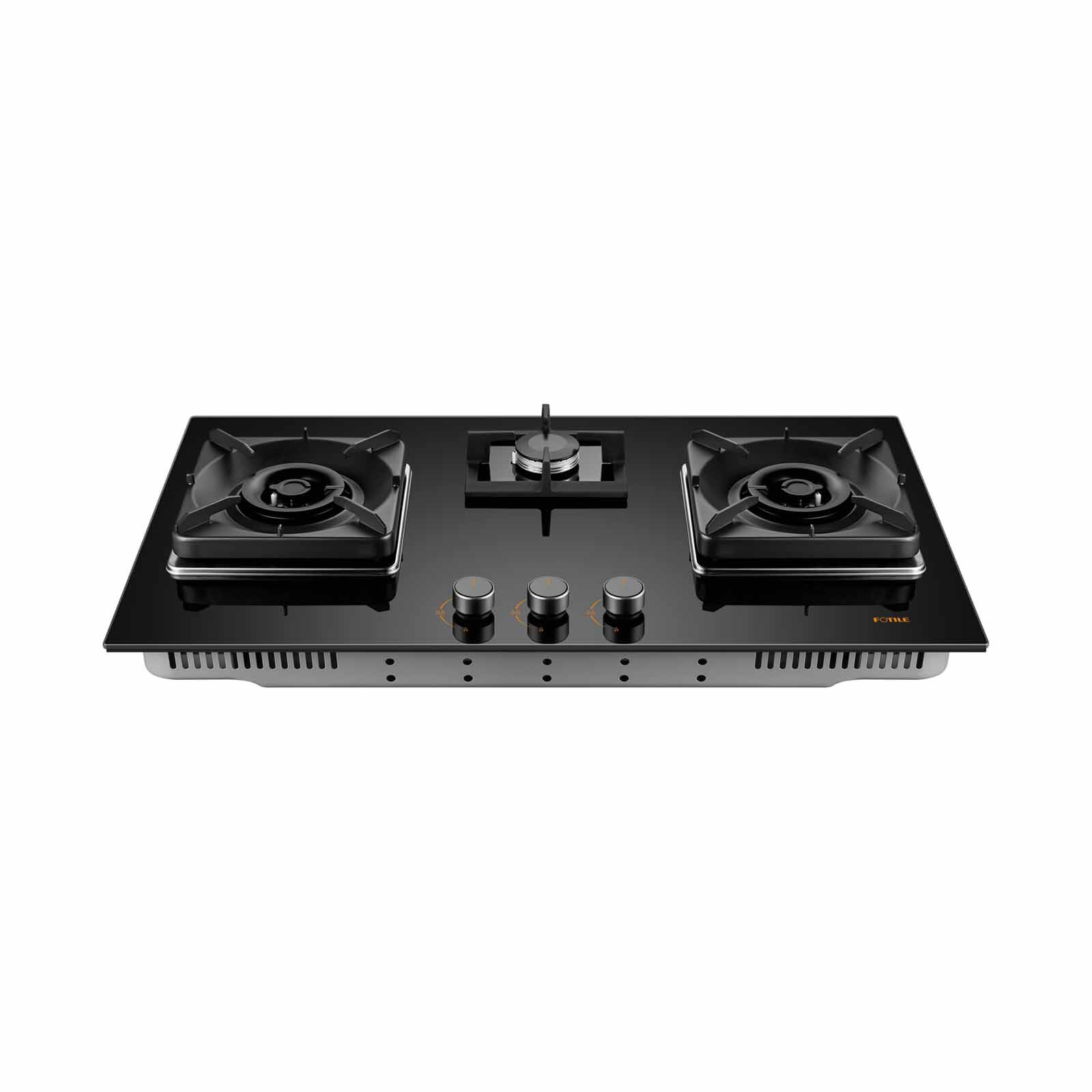 FOTILE 3 Burner Gas Hob - Black (pub) (exclude Installation) GHG88329-I-image 3