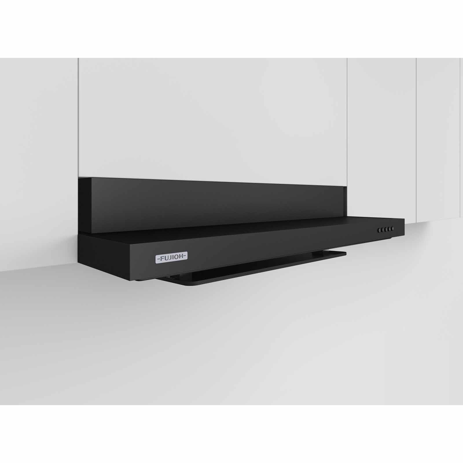 FUJIOH 90cm Made In Japan Slim Hood - Texture Black (exclude Installation) FR-FS2290RP XBK-image 3