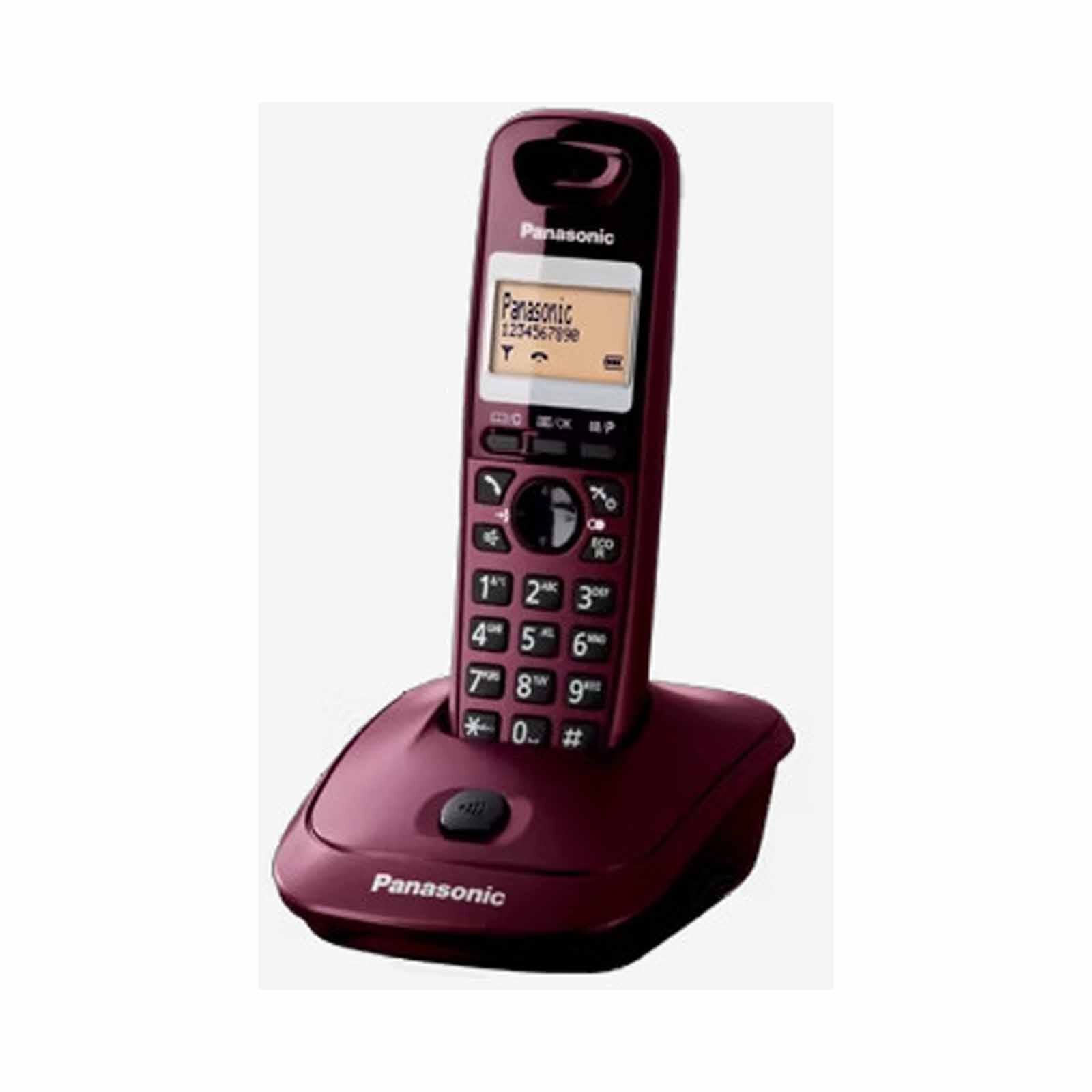PANASONIC Single Dect Phone Handfree Speaker Phone KX-TG2511CXR - (RED)