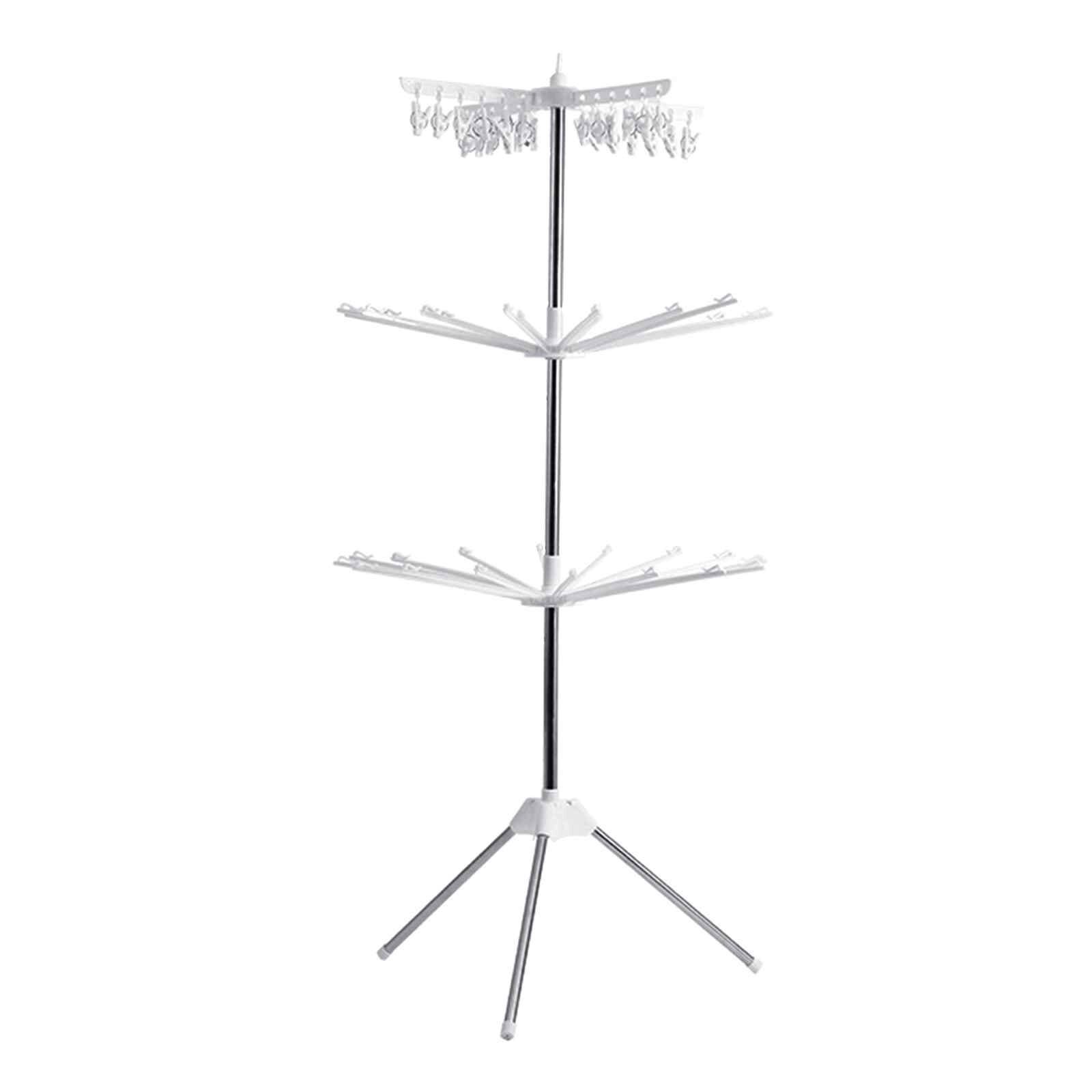 HOUZE Space Saving Triple Tier Stainless Steel Laundry Dryer OLN-219