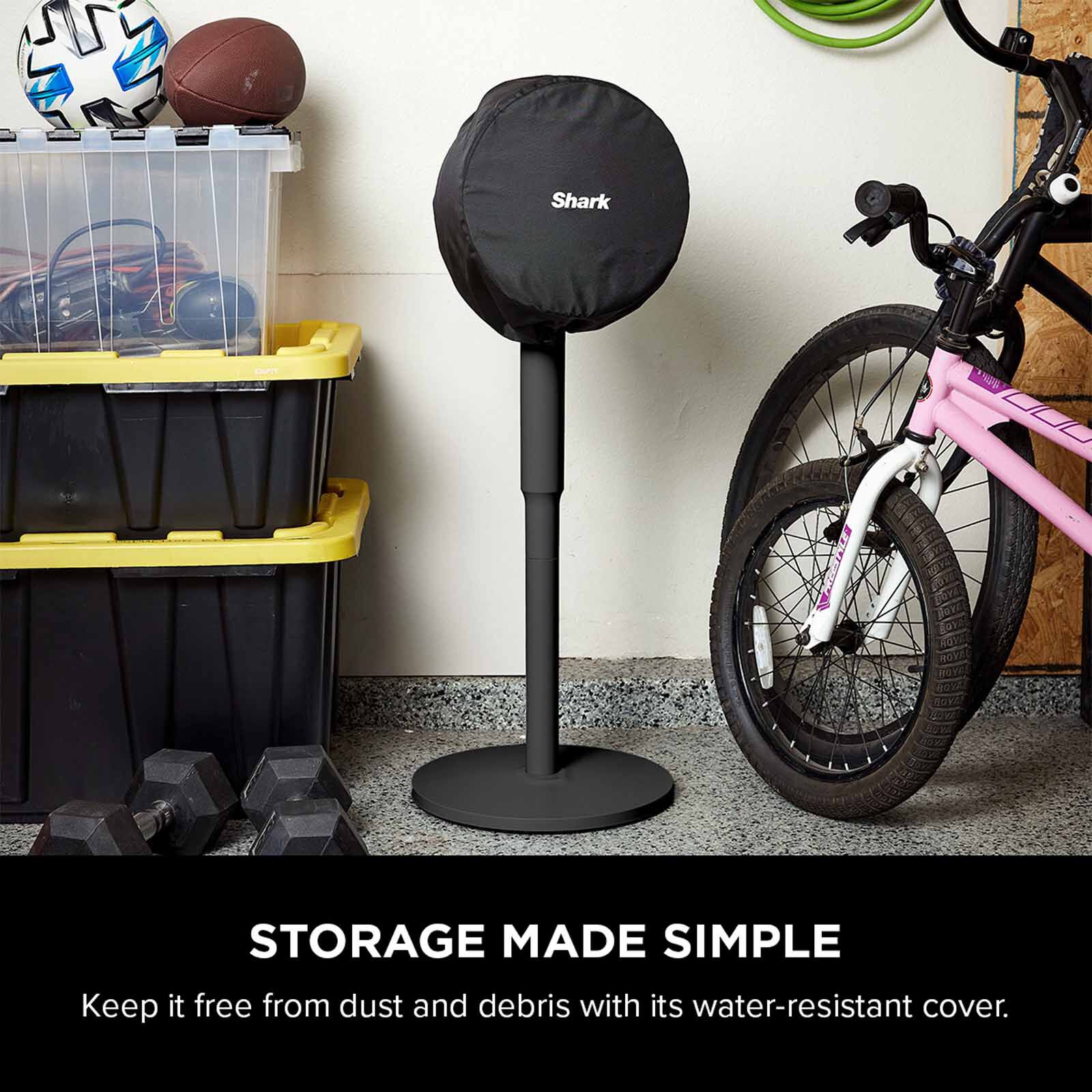 SHARK Flexbreeze Dc Cordless Cum Portable Fan - White FA221SMWH-image 9