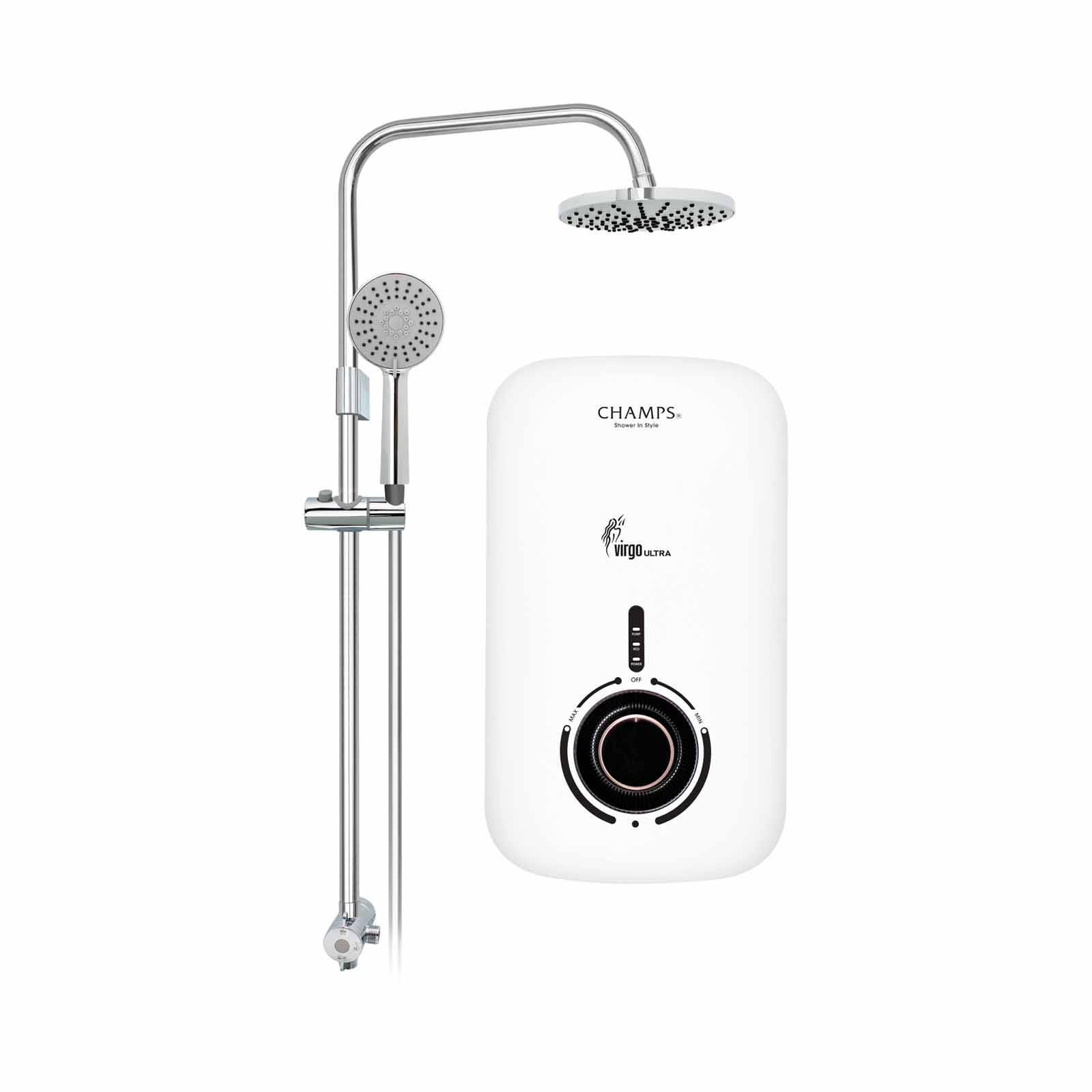 CHAMPS Instant Water Heater - Matte White VIRGO ULTRA - MATTE WHITE