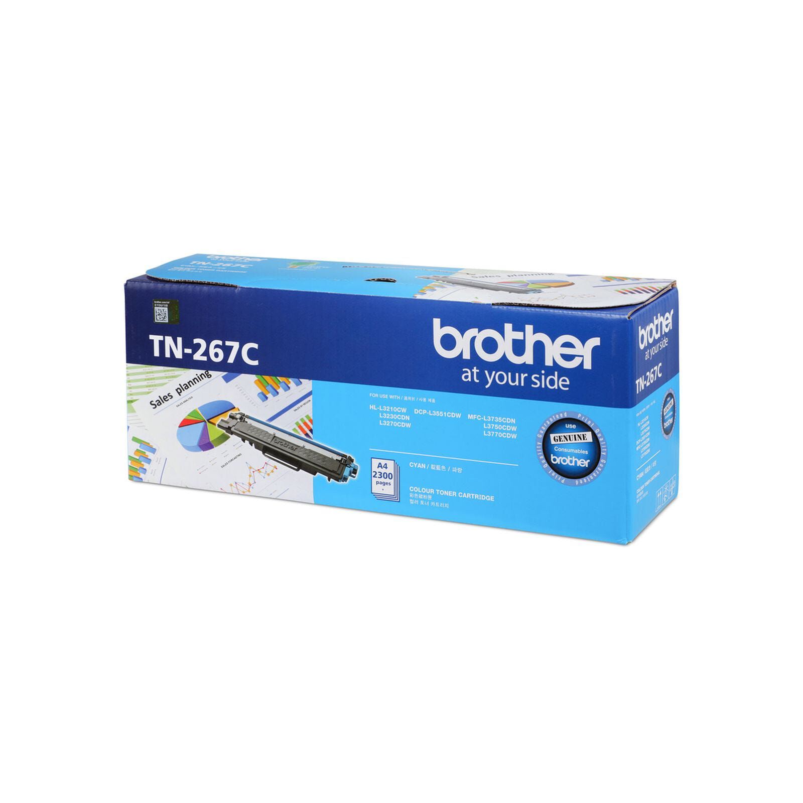 BROTHER Ink Cartridge Cyan TN-267C-image null