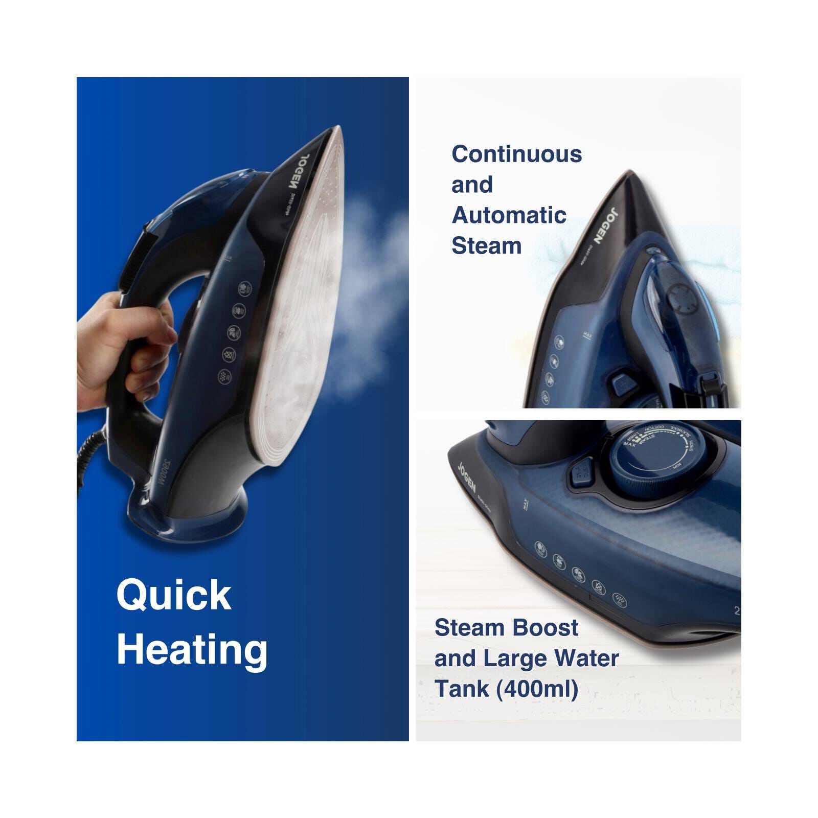 JOGEN Steam Iron 2900w SI 5121-image 3