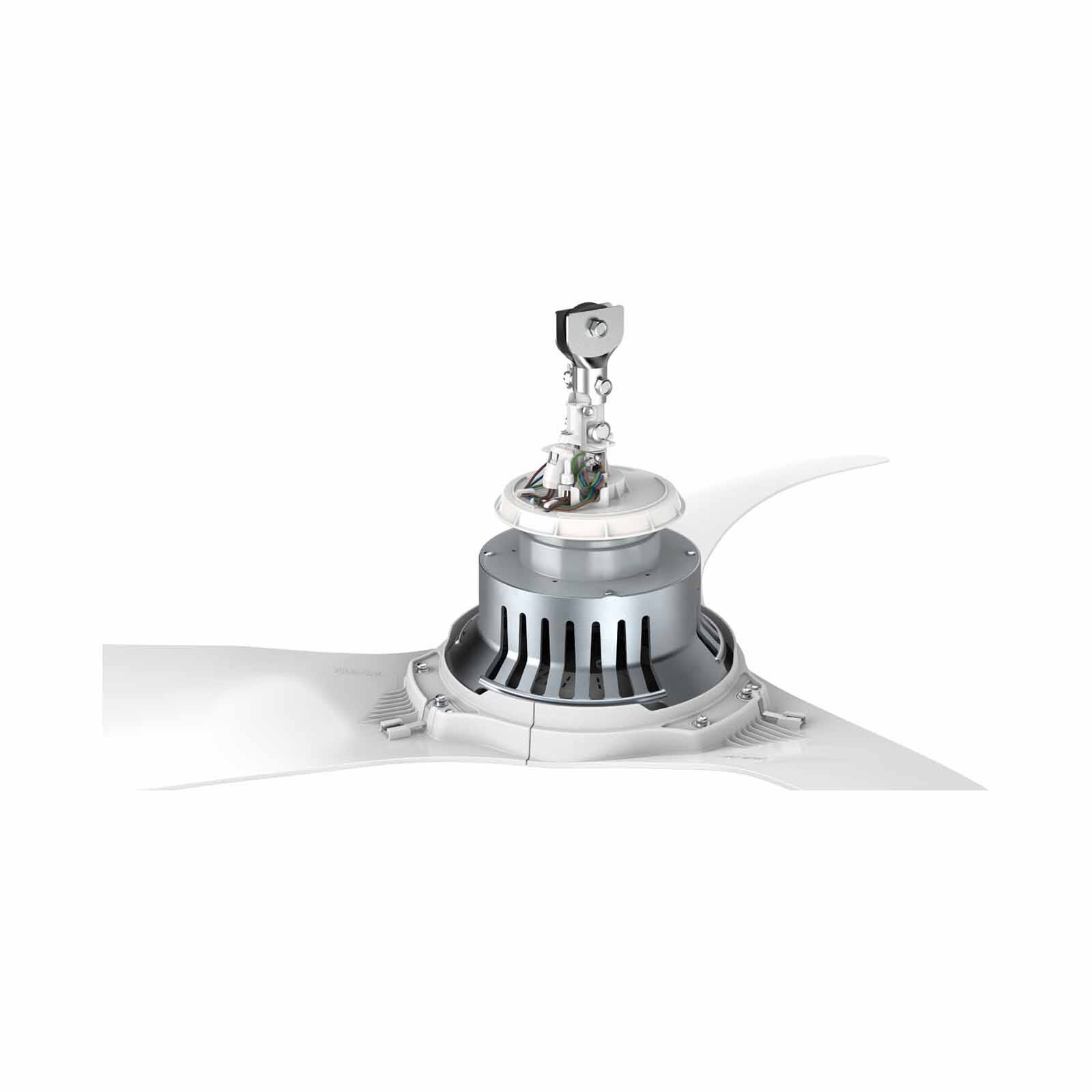 KDK 56 In Dc Ceiling Fan With Light (140cm)-white H56GP(WH)-image 7