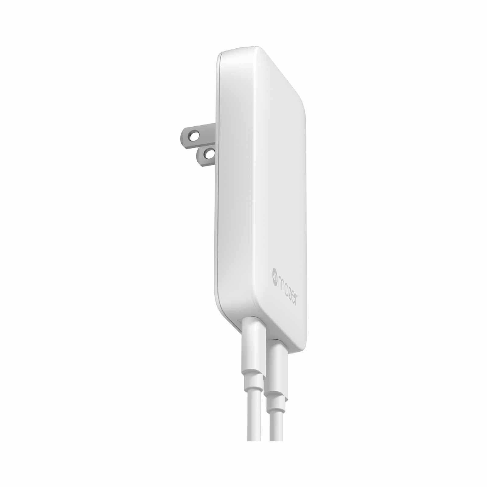 MAZER Prestigegan Pd65w 2c With Travel Plugs - White M-G65SLIM2C-WH-image 4