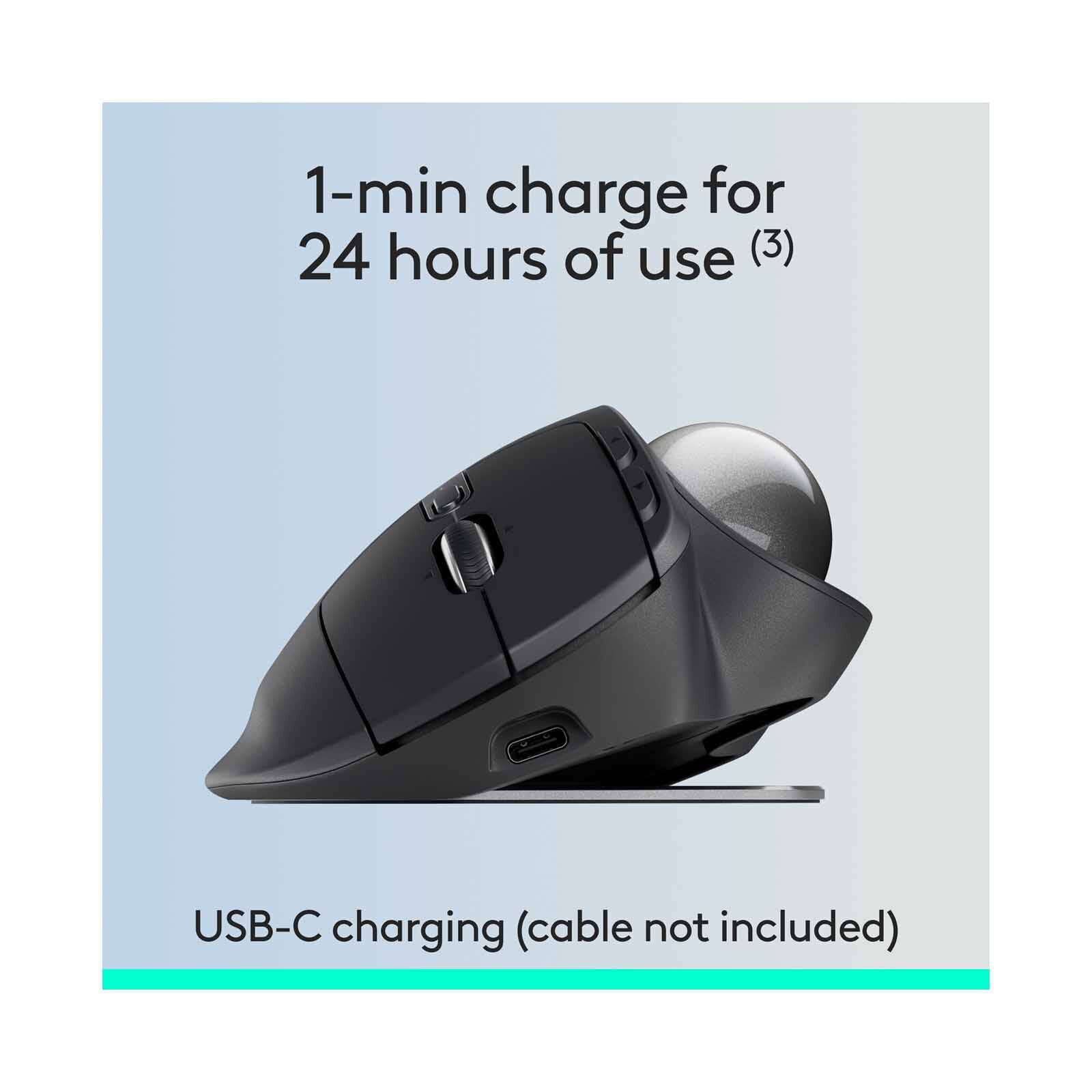 LOGITECH Mx Ergo S Silent Wl Trackball Mouse 910-007261-image 11
