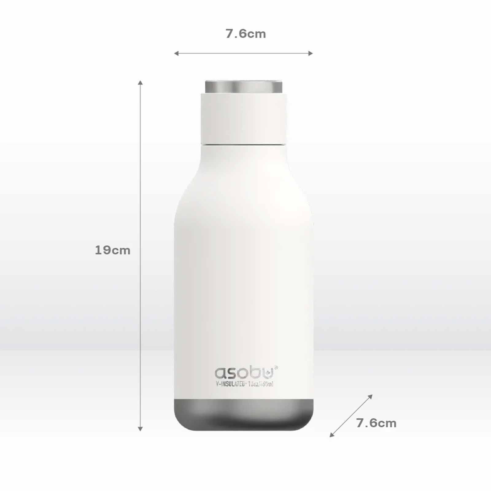 ASOBU Urban Water Bottle White 460ml ASBV24WH-image 3