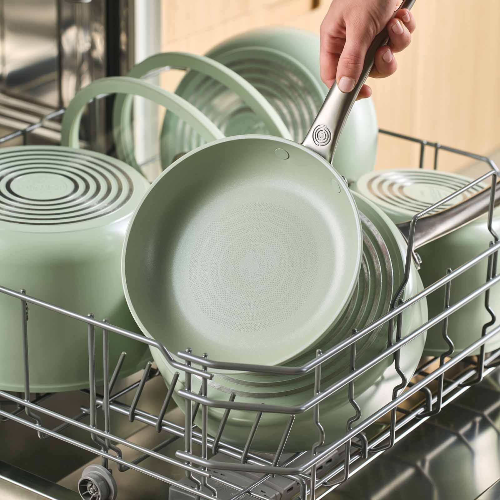 CIRCULON Halo With Laserdefense Ceramic Nonstick 4 Piece Cookware Set - Sage 16170-image 6