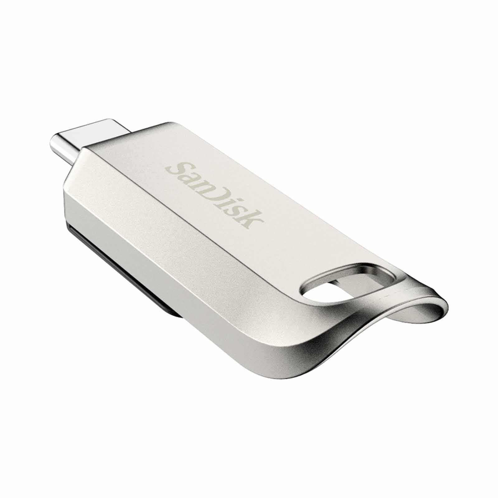 SANDISK Ultra Luxe Usb Type-c Drive, Usb3.2 Gen1, Type C, Cz75 64gb, Metal SDCZ75-064G-G46-image 3