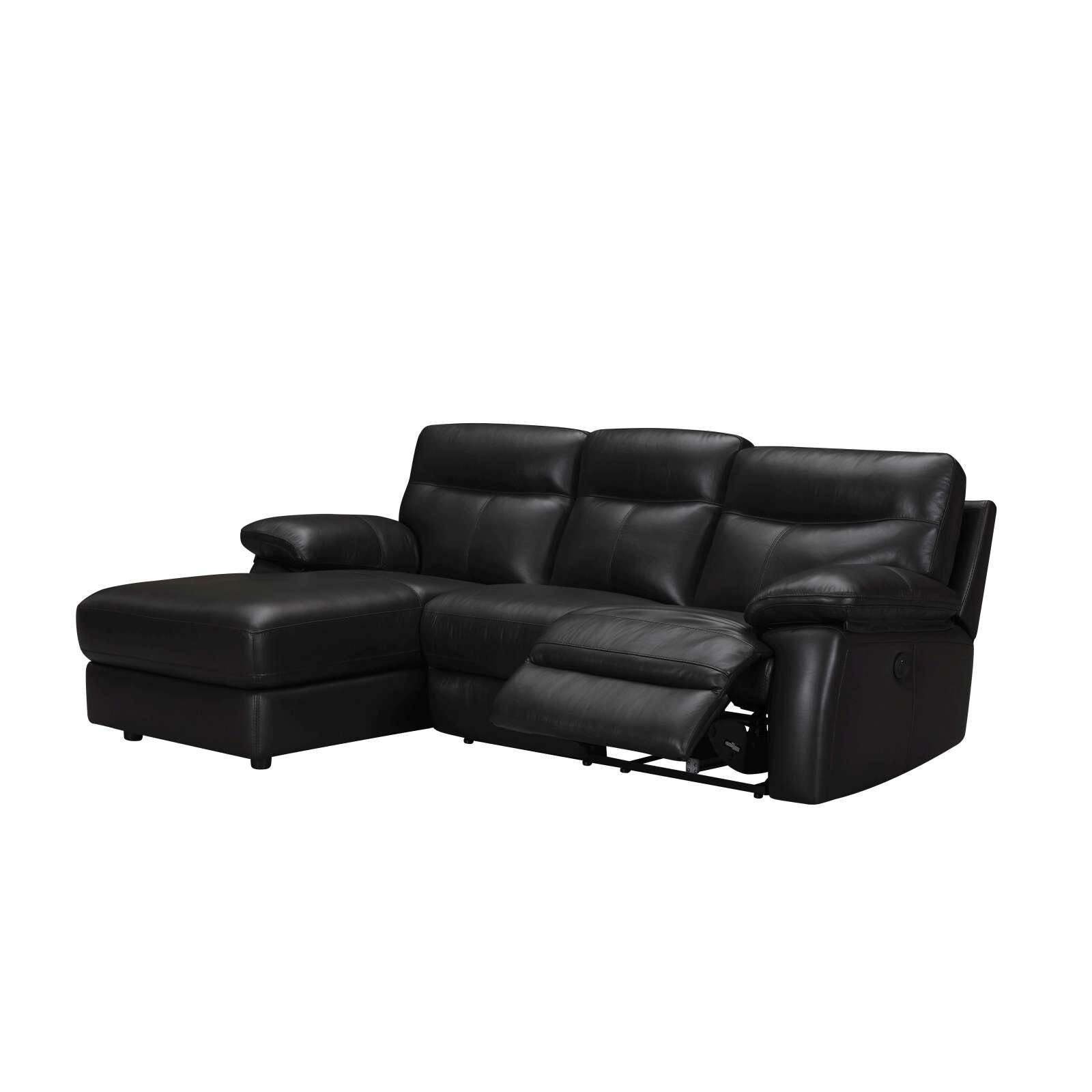 L Shaped Recliner(hl)c10 Left Mto Half Leather Recliner Sofa PALENCIA-image 1