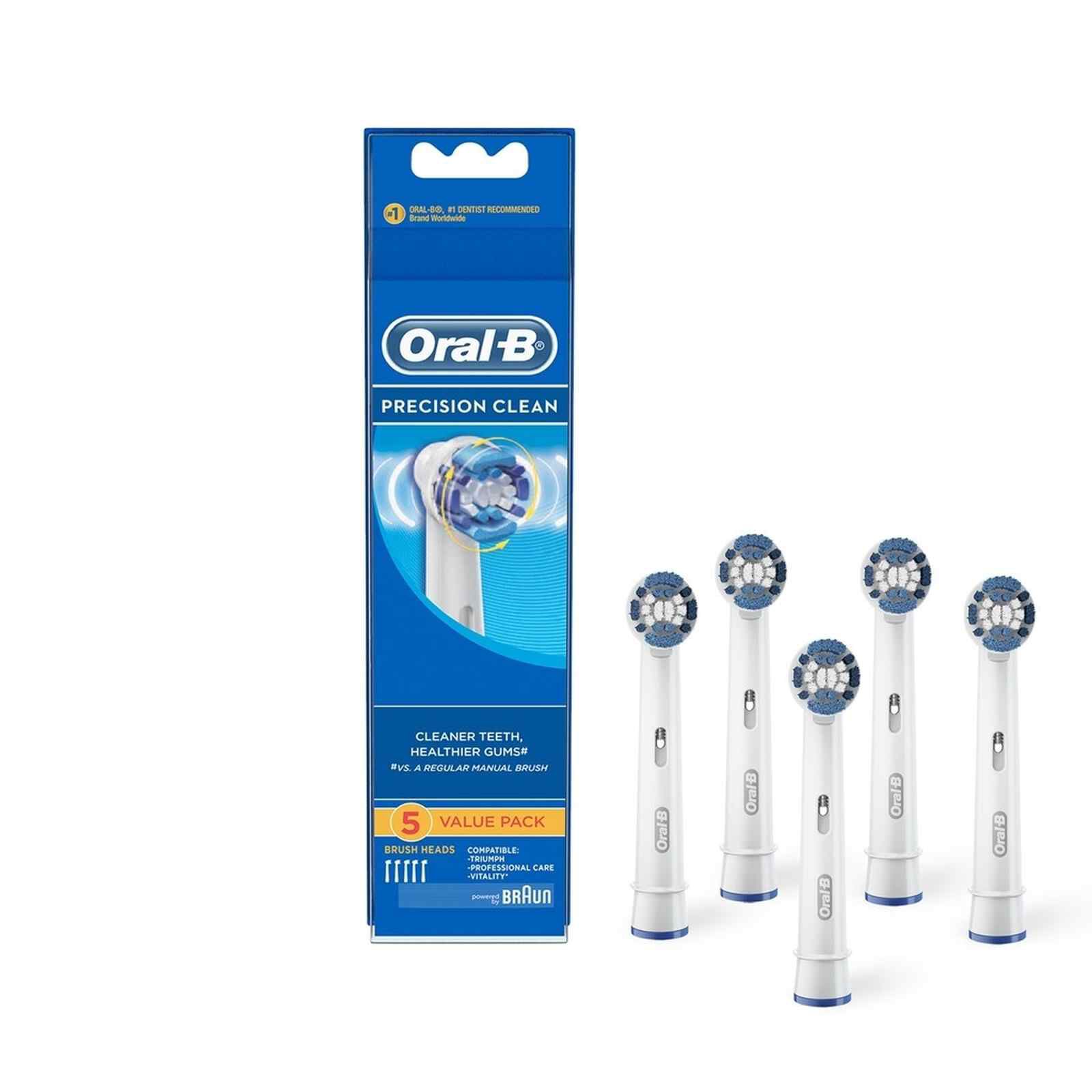 ORAL-B Precision Clean Replacement Electric Toothbrush Heads EB20-5
