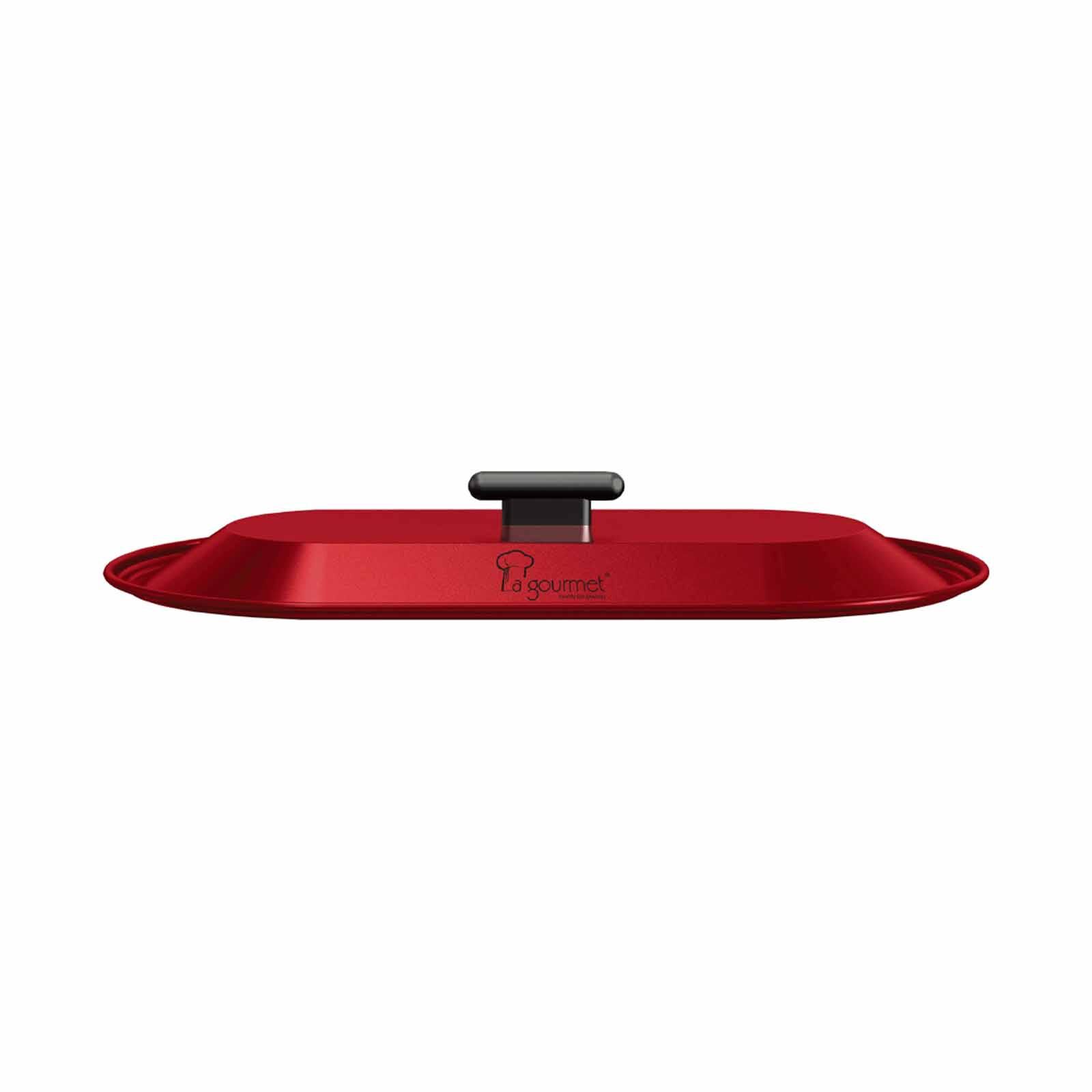 LA GOURMET Flame Multi Electric Cooker - Red LGELFE409768-image 7