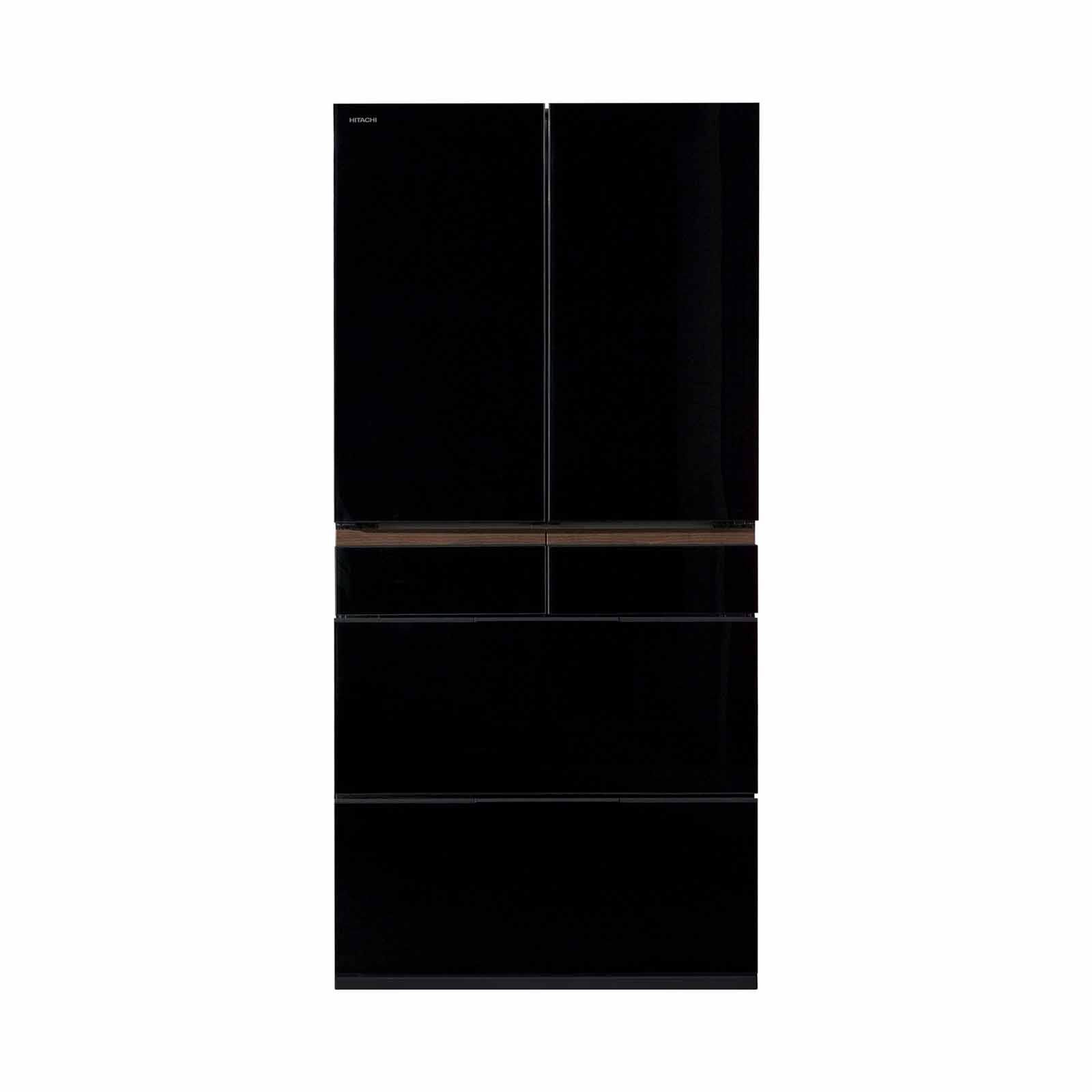 HITACHI 6 Dr Fridge (525l) - Crystal Black R-GWC670TS-XK-image 1