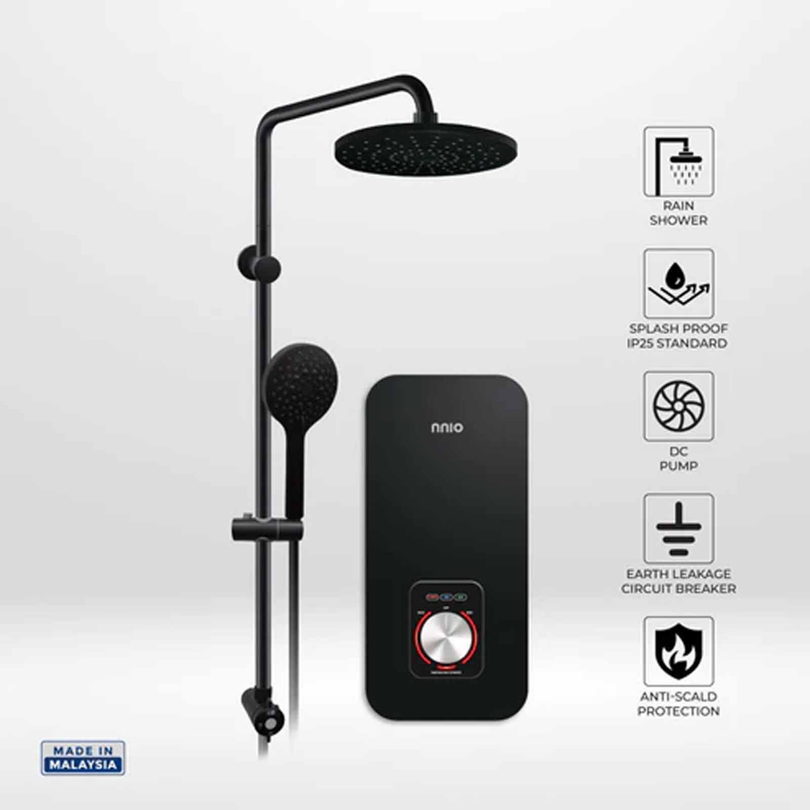 NNIO Instant Shower Heater (rain Shower Head) RAIN 1-image 4