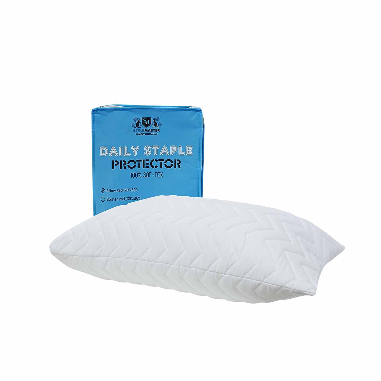 STYLEMASTE Sm Daily Staple Pillow Pad (dbl Quilted) DAILY STAPLE-image 2