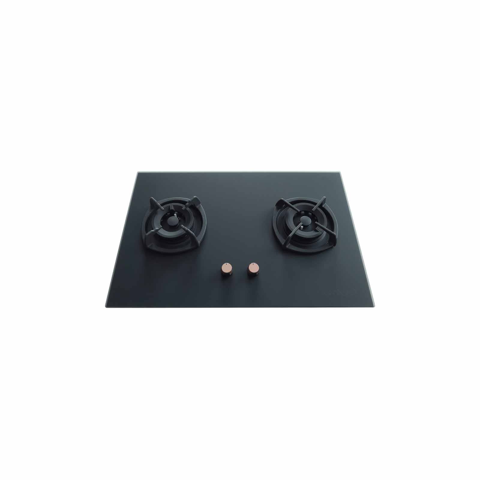 TECNO 75cm 2 Burners Glass Hob (exclude Installation) T 28TGSV MT/BK-image 1