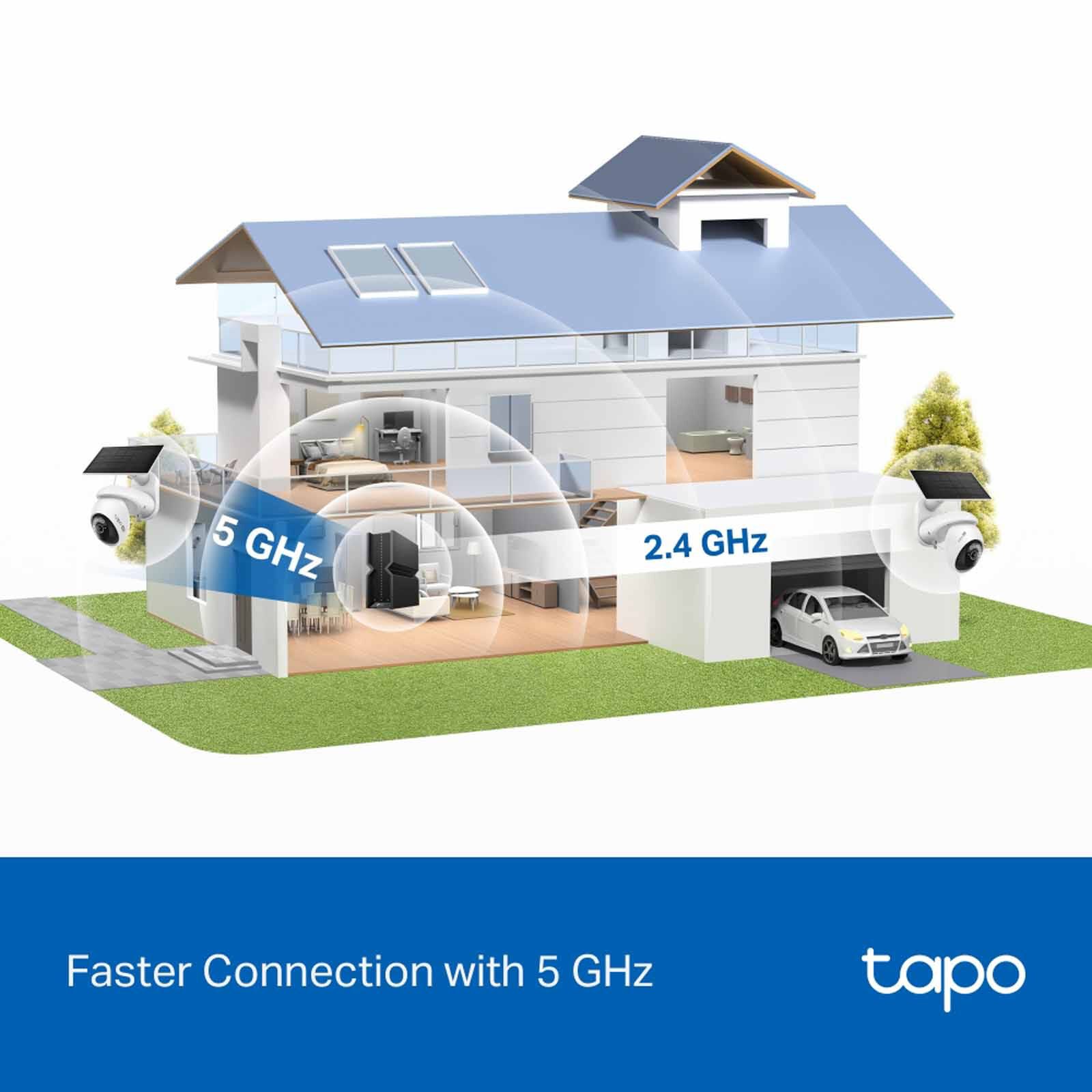 TP LINK Solar-powered Pan/tilt Security Camera Kit TAPO C660 KIT-image 6