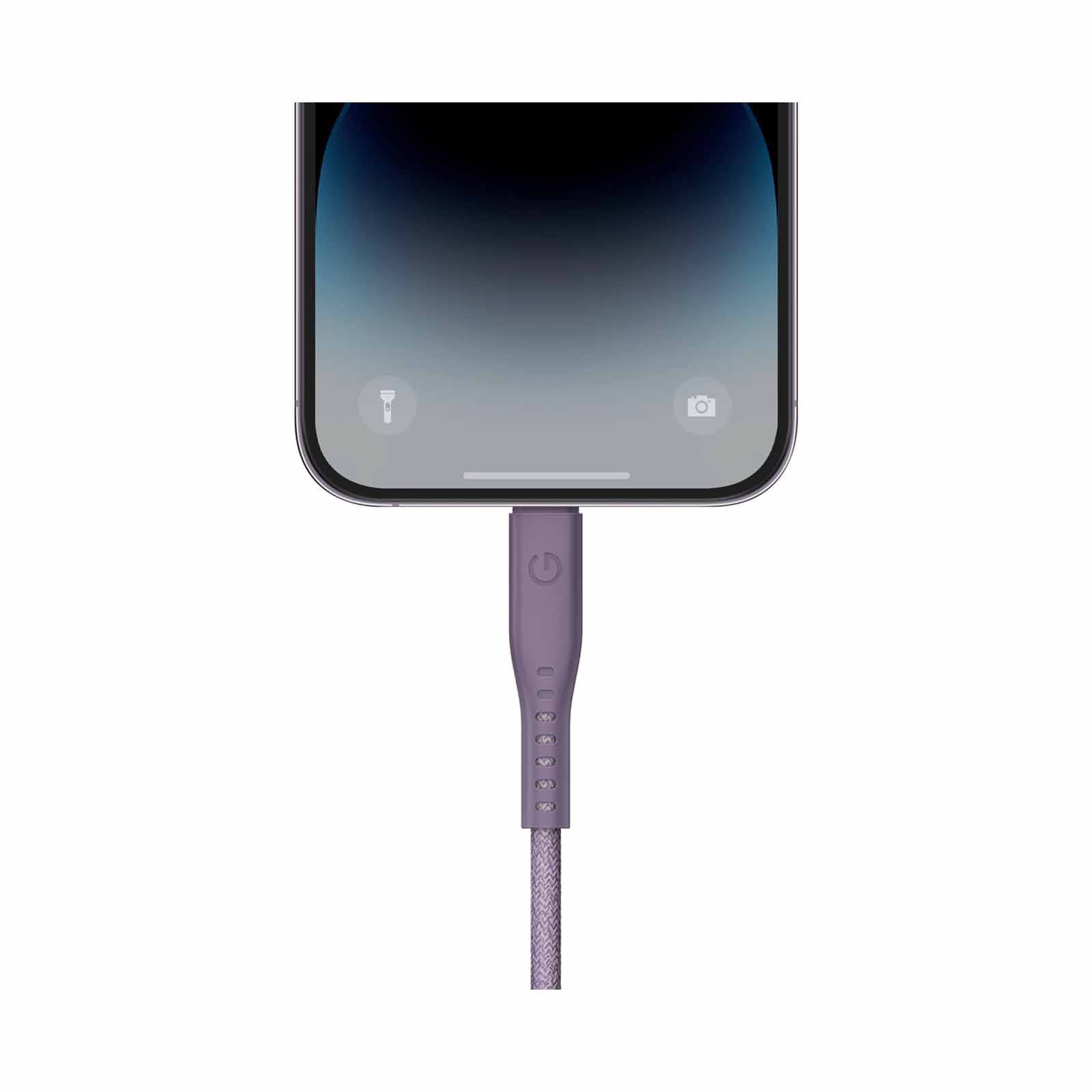 ENERGEA Flow C-l Mfi Cable 480mbps With Mct 1.5m - Purple CBL-FLCL-PUR150M-image 4