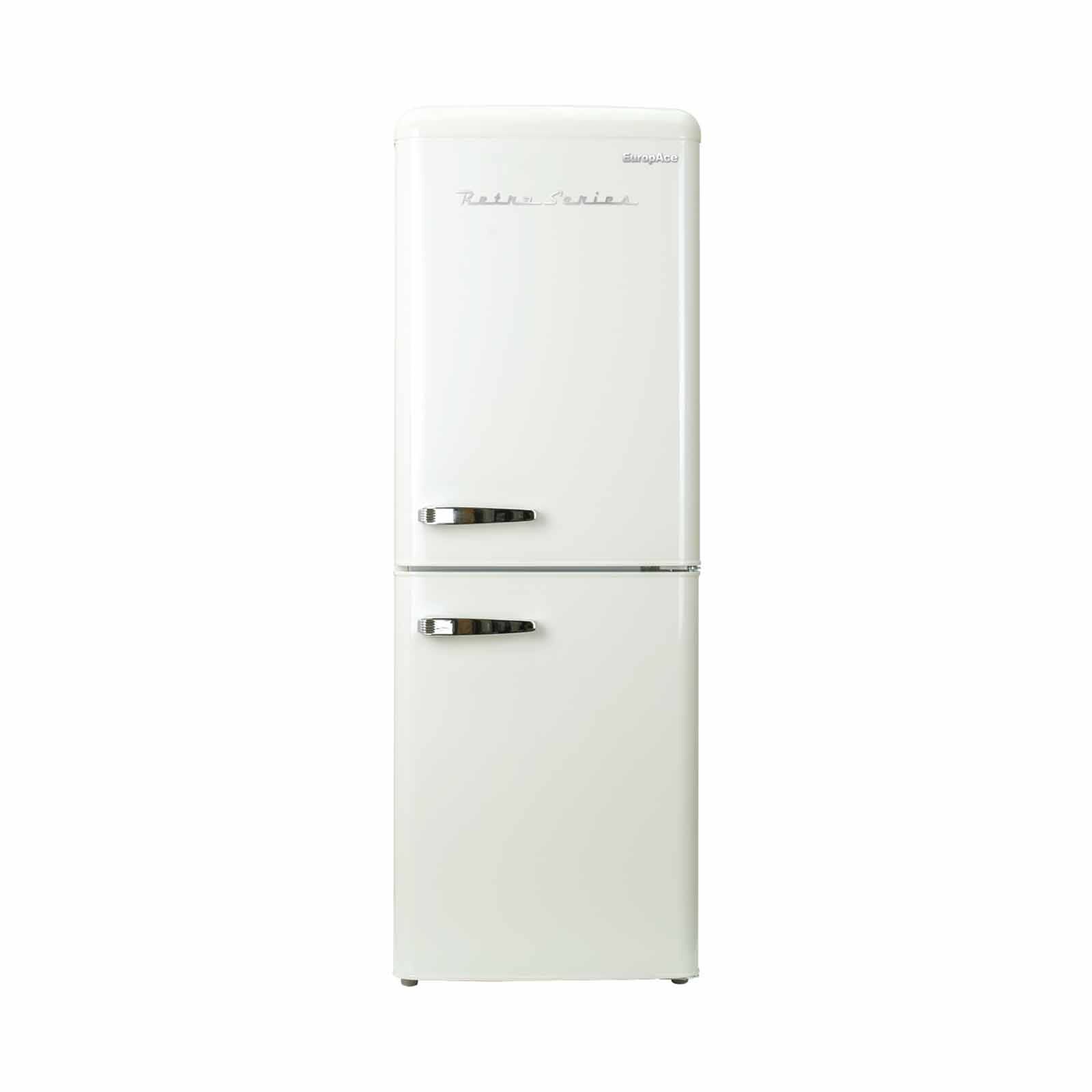 EUROPACE 2 Door Bottom Mount Fridge (170l) Ivory White ER7178A