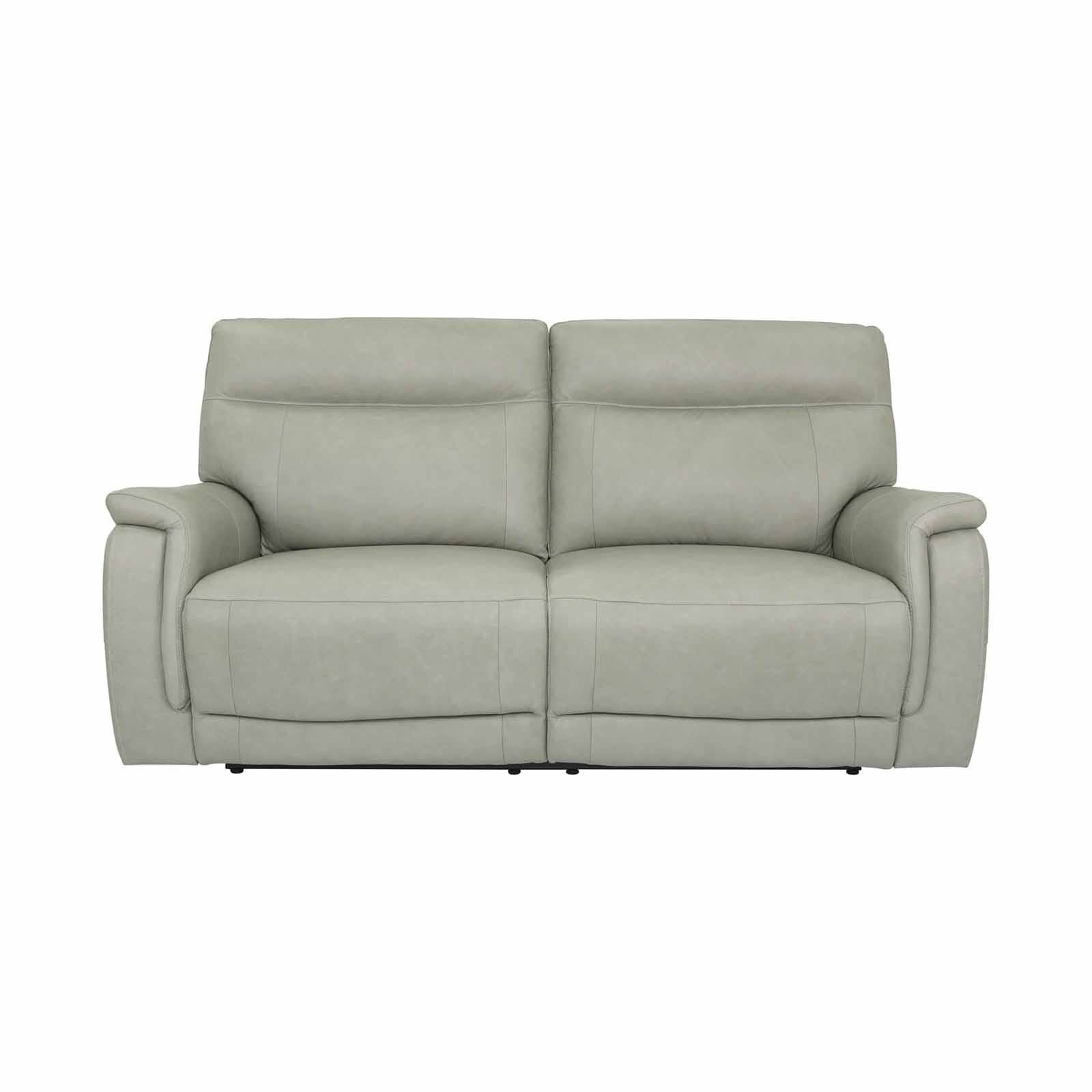 3rr-m Seater (fl) Lt Grey Full Leather Sofa KAROLYNN