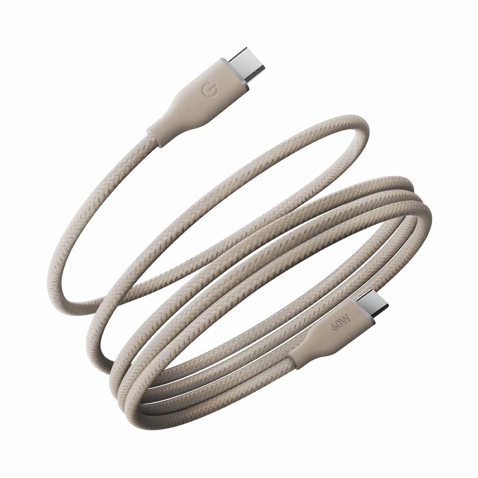 ENERGEA Helix 60 C-c Magnetic Cable 480mbps, 60w 1.5m - Natural CBL-HX60-NAT150-image 1