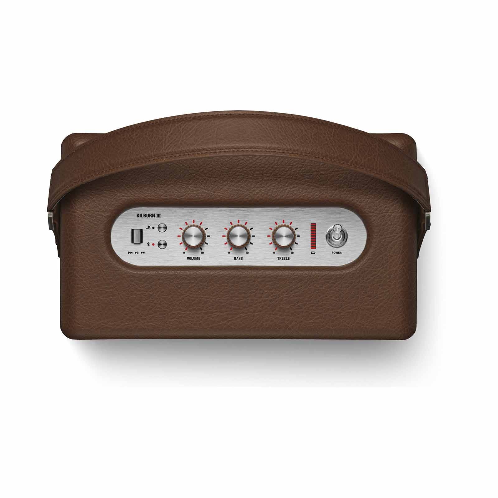 MARSHALL Portable Bluetooth Speaker KILBURN III (BROWN)-image 5