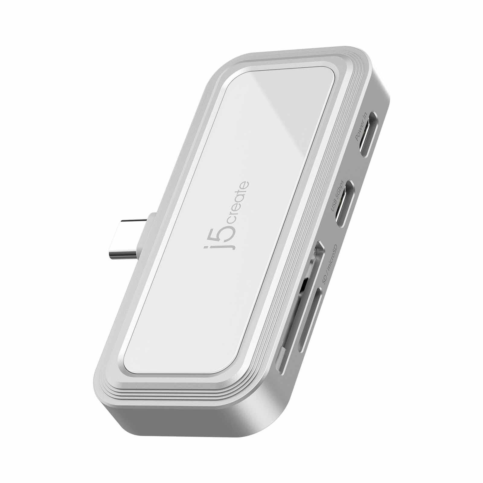 J5CREATE Usb-c To Dual Usb-c / Sd Card Adapter JCH167W-image 1