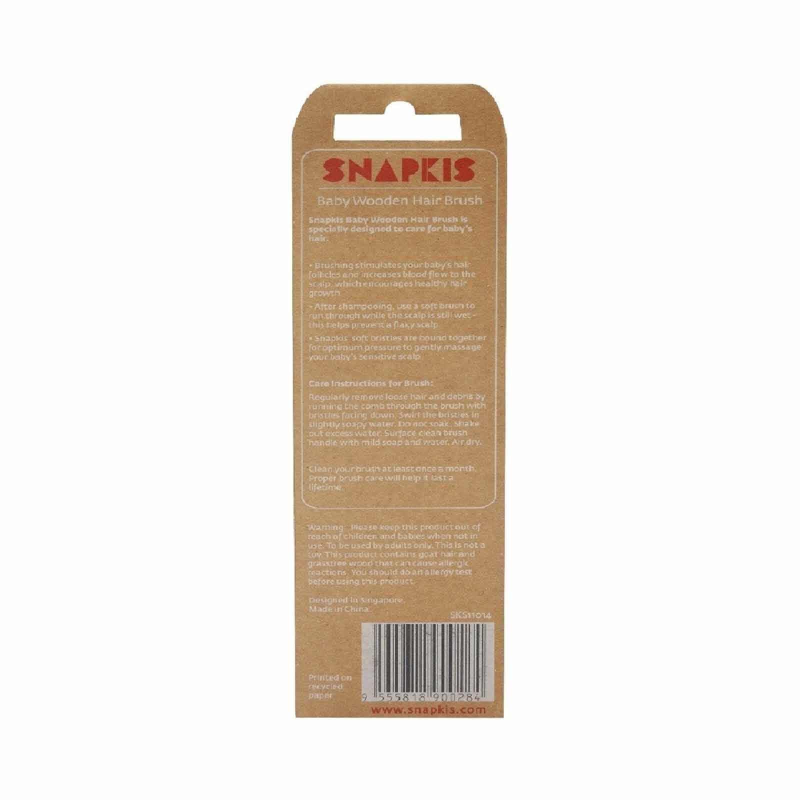 SNAPKIS BABY WOODEN BRUSH & COMB SET-image 3