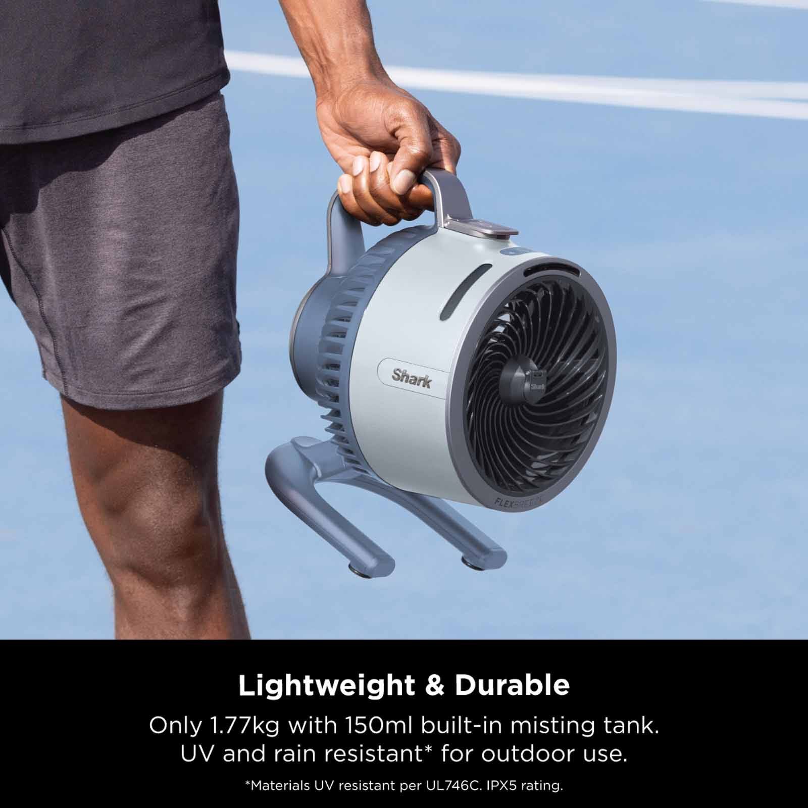 SHARK Flexbreeze Hydrogo Portable Misting Fan (purple) FA050SMPU-image 7
