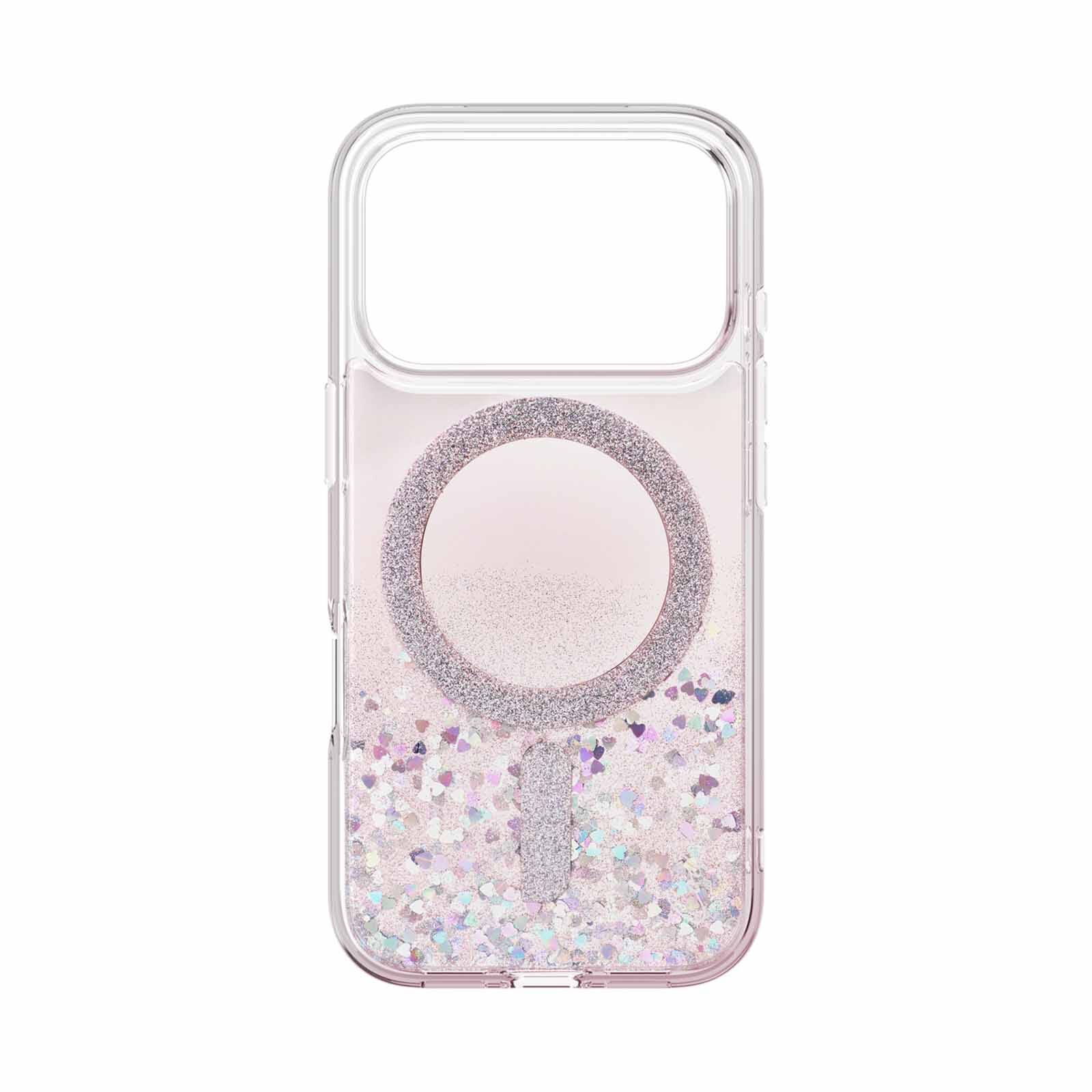 UNIQ Coehl Iphone 17 Pro (2025) 6.3 Magnetic Charging Solea - Glitter Hearts UNIQ-IP6.3P(2025)-SOLMGHTS-image 1