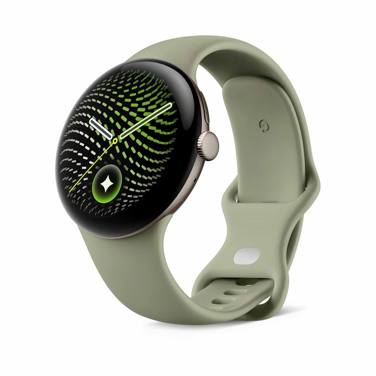 GOOGLE Pixel Watch 5 45mm Wifi Pyrite, Olive Band GA10896-US-image 2